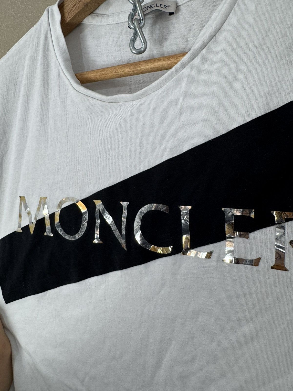 Moncler Rare Moncler Mini Logo Polo Shirt Moncler t-shirt Size US M / EU 48-50 / 2 - 8 Thumbnail