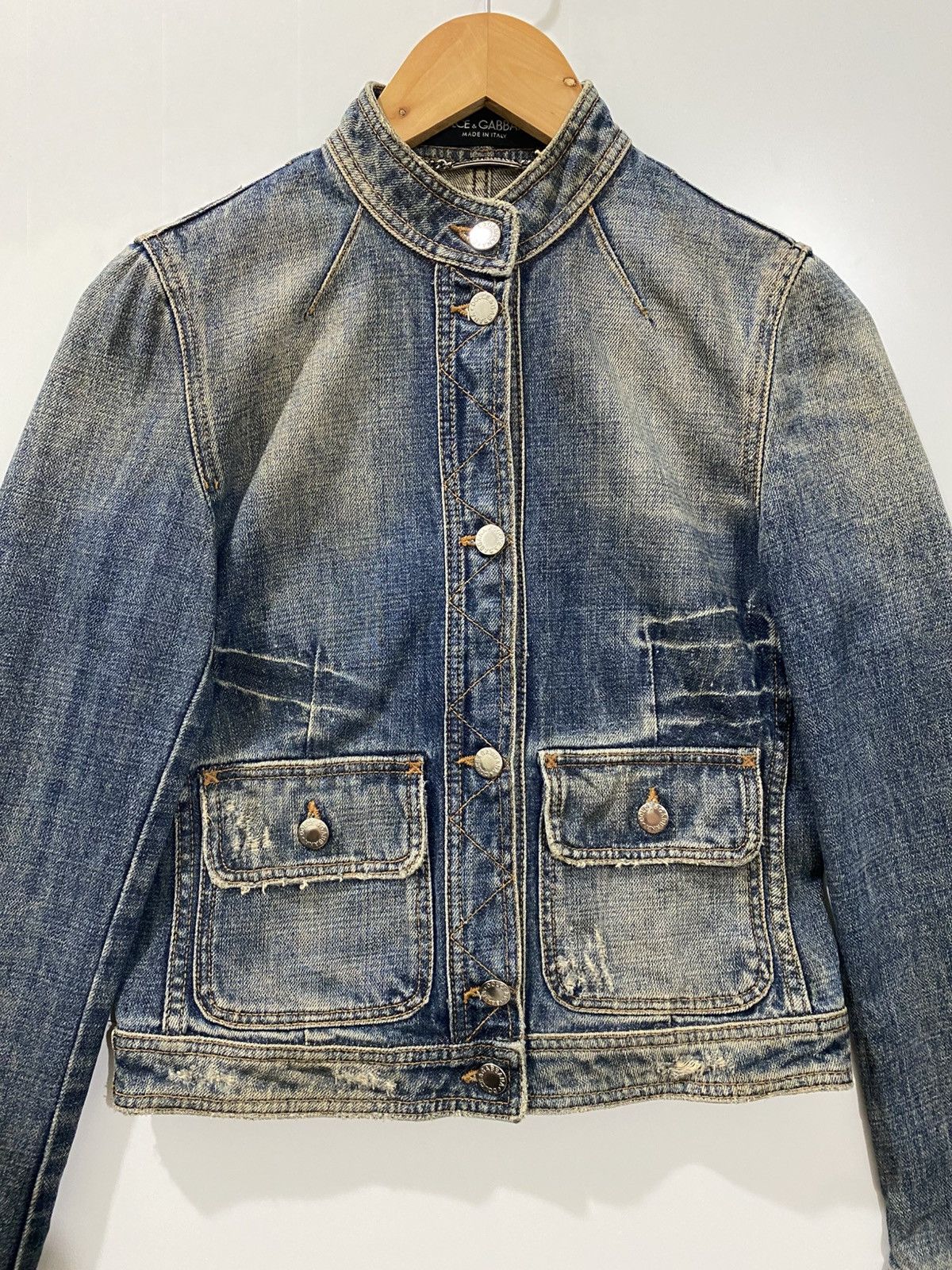 Dolce & Gabbana DOLCE & GABBANA DENIM JACKET Size XS / US 0-2 / IT 36-38 - 5 Thumbnail