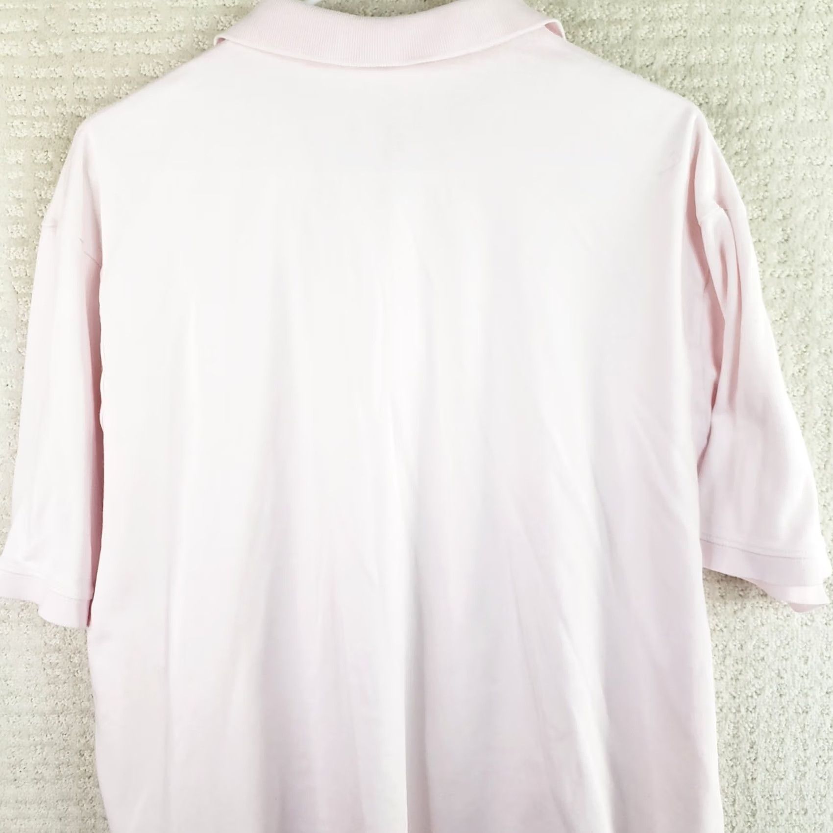 Lands' End Lands' End Polo Shirt Mens XLT Pink 100% Supima Cotton Short Sleeve Cool Wearing Size US XL / EU 56 / 4 - 6 Thumbnail