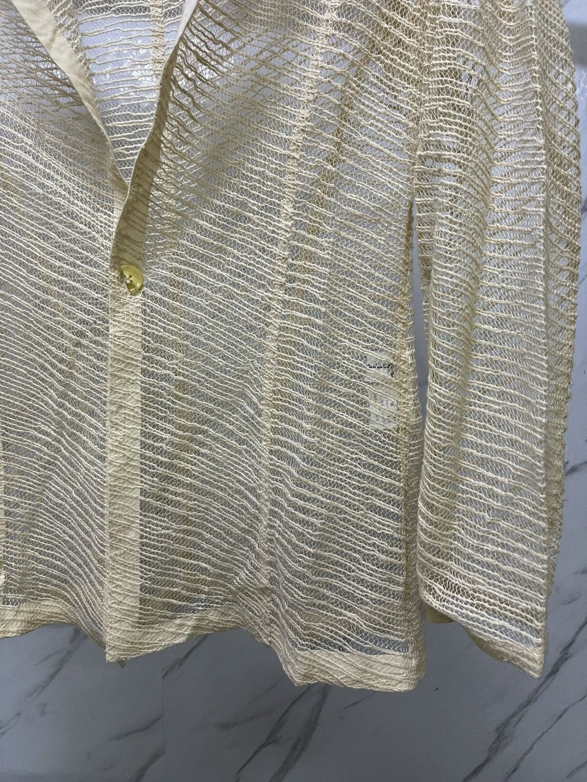 Yohji Yamamoto Yohji Yamamoto Mesh Cardigan Size M / US 6-8 / IT 42-44 - 5 Thumbnail