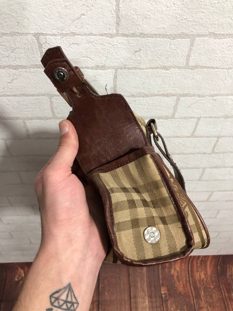 Burberry × Vintage Vintage Burberry Nova Check Bag Size ONE SIZE - 14 Thumbnail