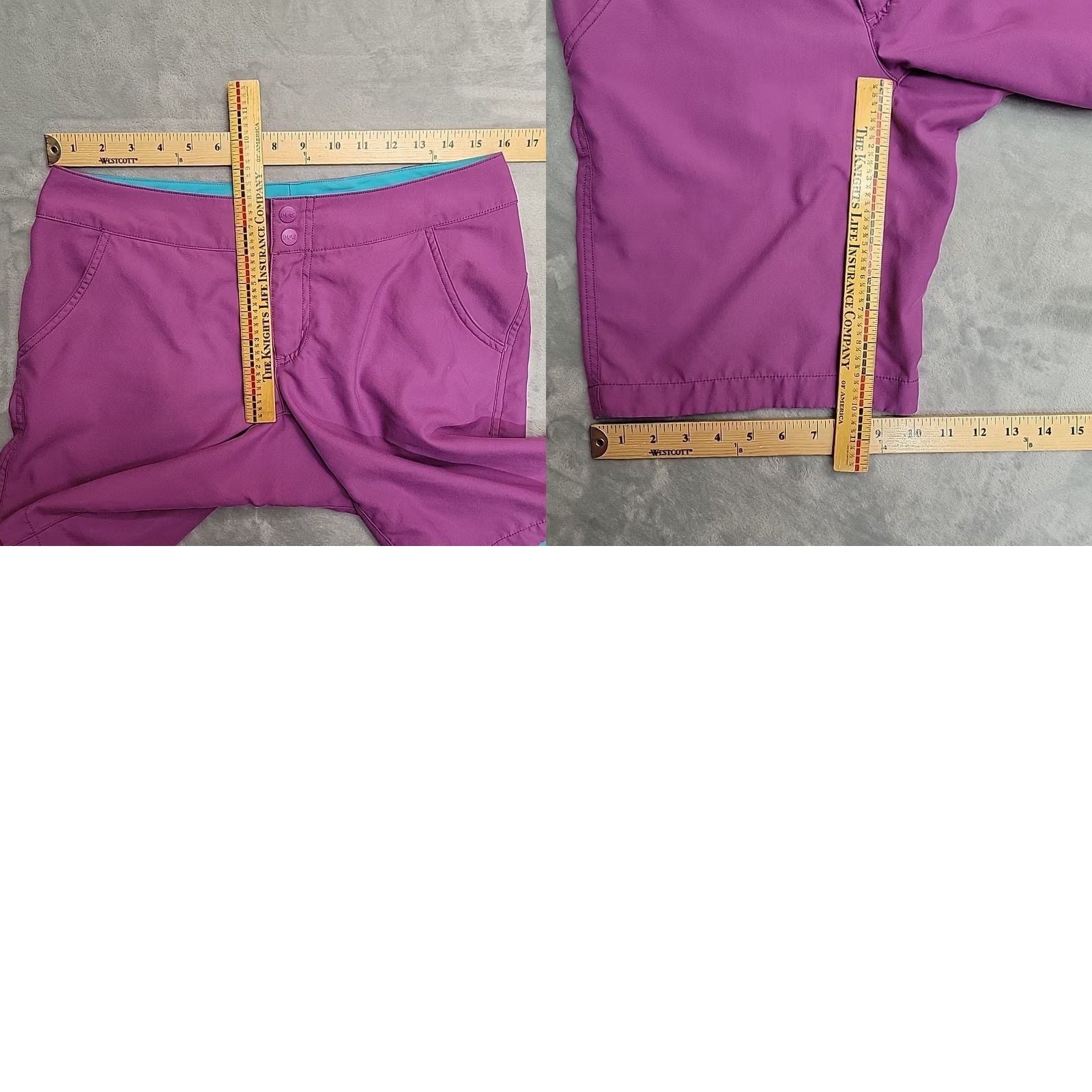 Vintage Columbia PFG Shorts Womens 8 Purple Performance Fishing Gear Outdoors Hike Gorp Shirt Size 30" / US 8 / IT 44 - 8 Thumbnail