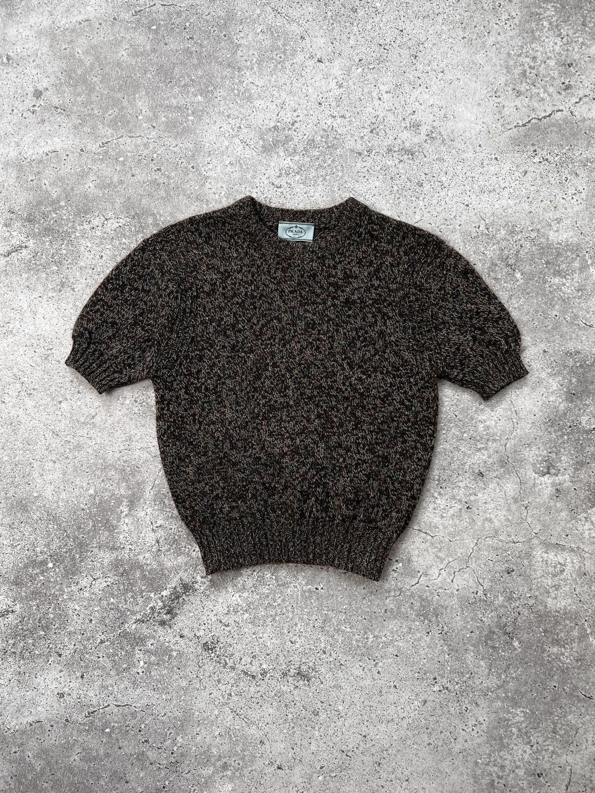 Prada PRADA Wool Sweater Short Sleeve Vintage Size S / US 4 / IT 40 - 2 Thumbnail