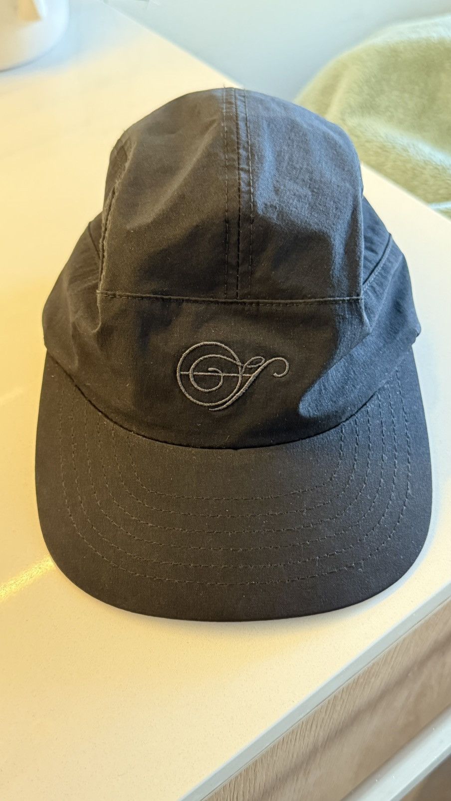 Reigning Champ JIDE SO5 RUN CAP (HEATHER BLACK)