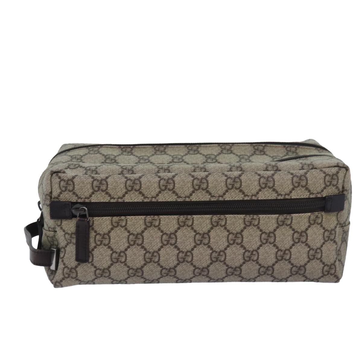 Gucci Gg Canvas Beige Leather Clutch Bag (Pre-Owned) Size ONE SIZE - 1 Thumbnail