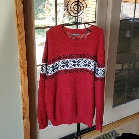 John Bartlett John Bartlett Consensus Cayenne Heavy Cable Knitwear Ski Hol Size US XXL / EU 58 / 5 - 2 Thumbnail