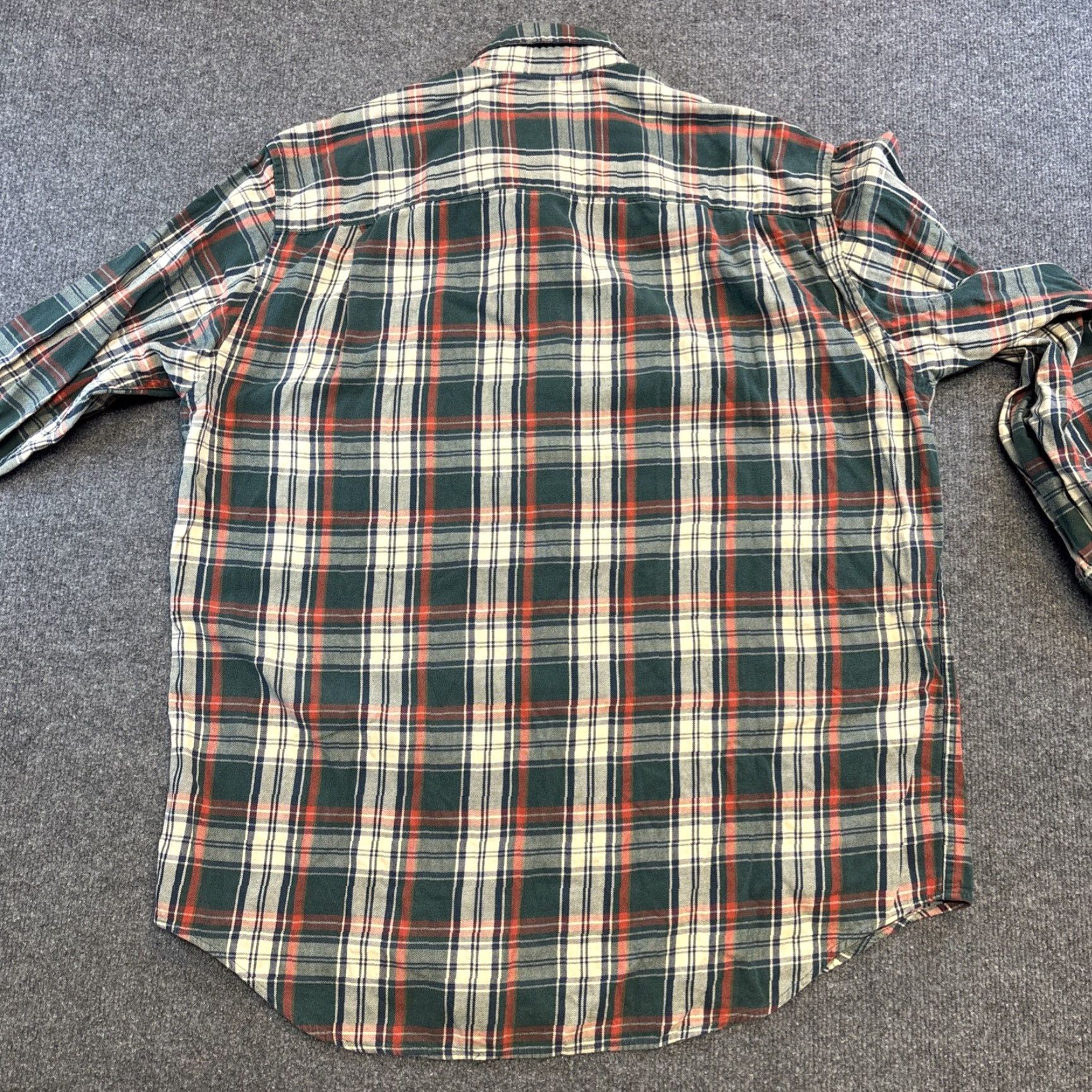 Abercrombie & Fitch VINTAGE Abercrombie & Fitch The Big Shirt Flannel Button-Up Long Sleeve M Green 90s Unisex Adults Mens Womens Shirts Size US M / EU 48-50 / 2 - 6 Thumbnail