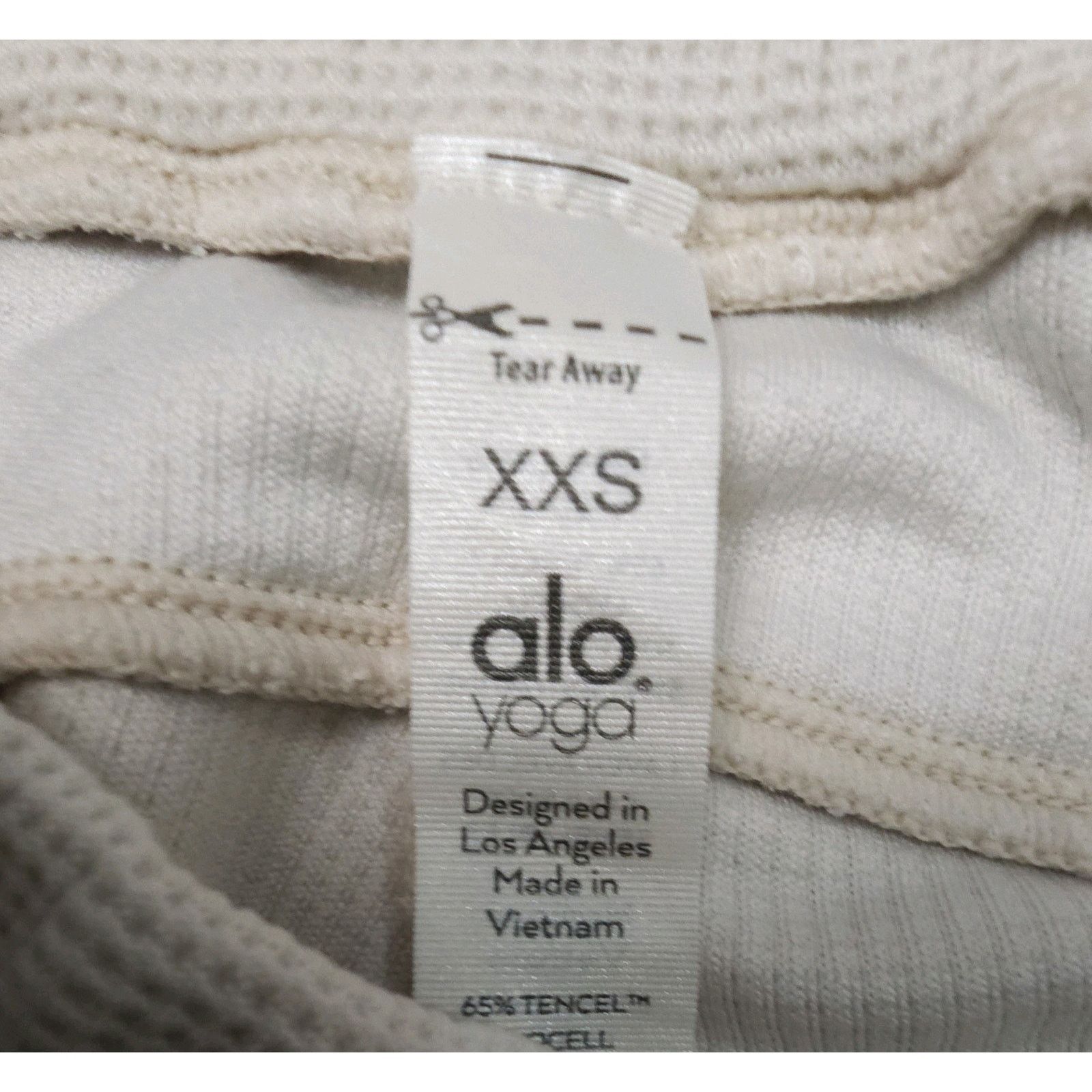 Alo Women’s alo Yoga Micro Waffle Fireside Sweatpants Jogger 2XS Size 25" / US 0 / IT 36 - 8 Thumbnail