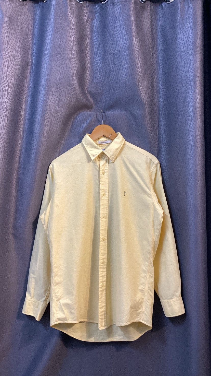 Designer × Yves Saint Laurent YVES SAINT LAURENT SHIRT BUTTON UP Size US M / EU 48-50 / 2 - 1 Thumbnail