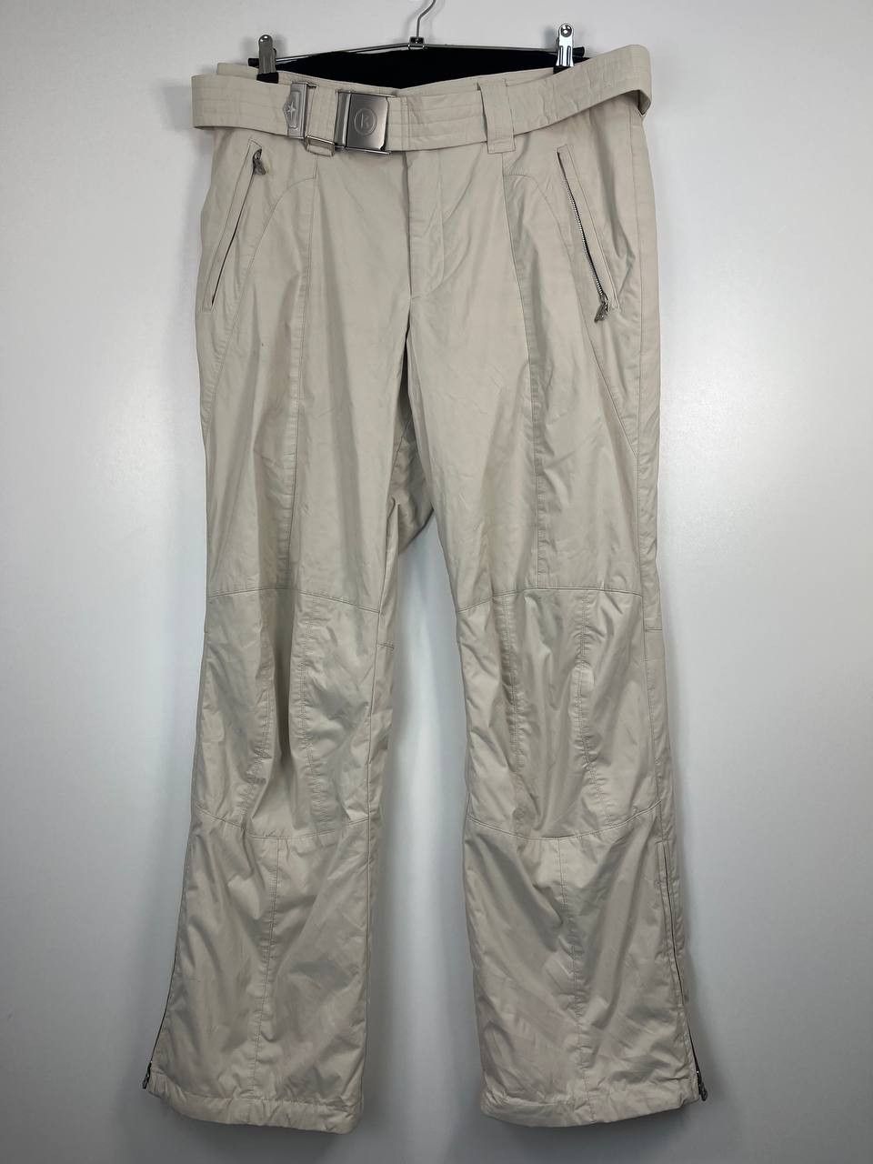 Bogner Bogner Ski Pants Beige Snow Trousers Belted Mens L US 36 Size US 36 / EU 52 - 1 Thumbnail
