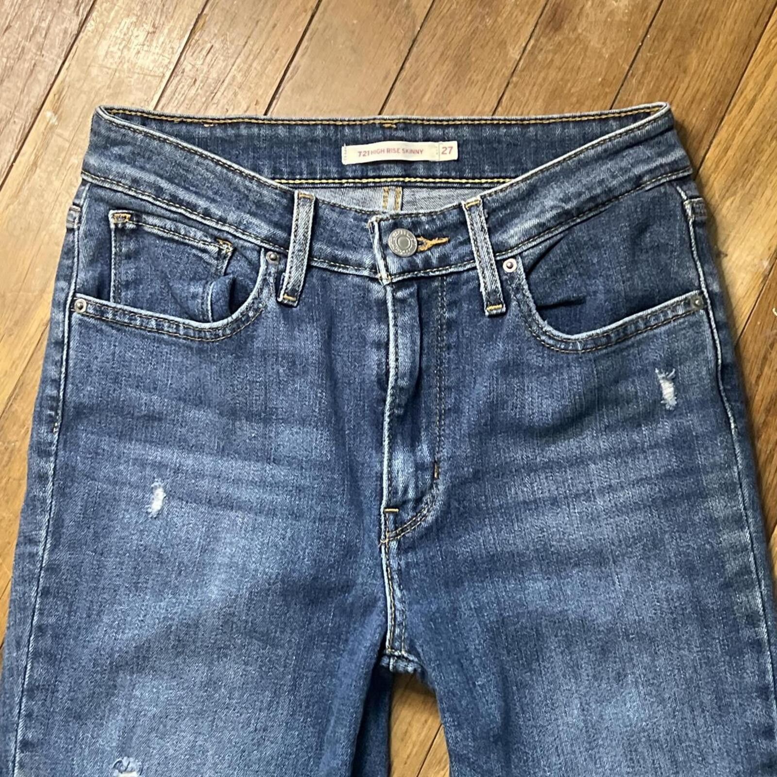 Levi's Levi’s 721 High Rise Skinny Jean Size 27" / US 4 / IT 40 - 5 Thumbnail