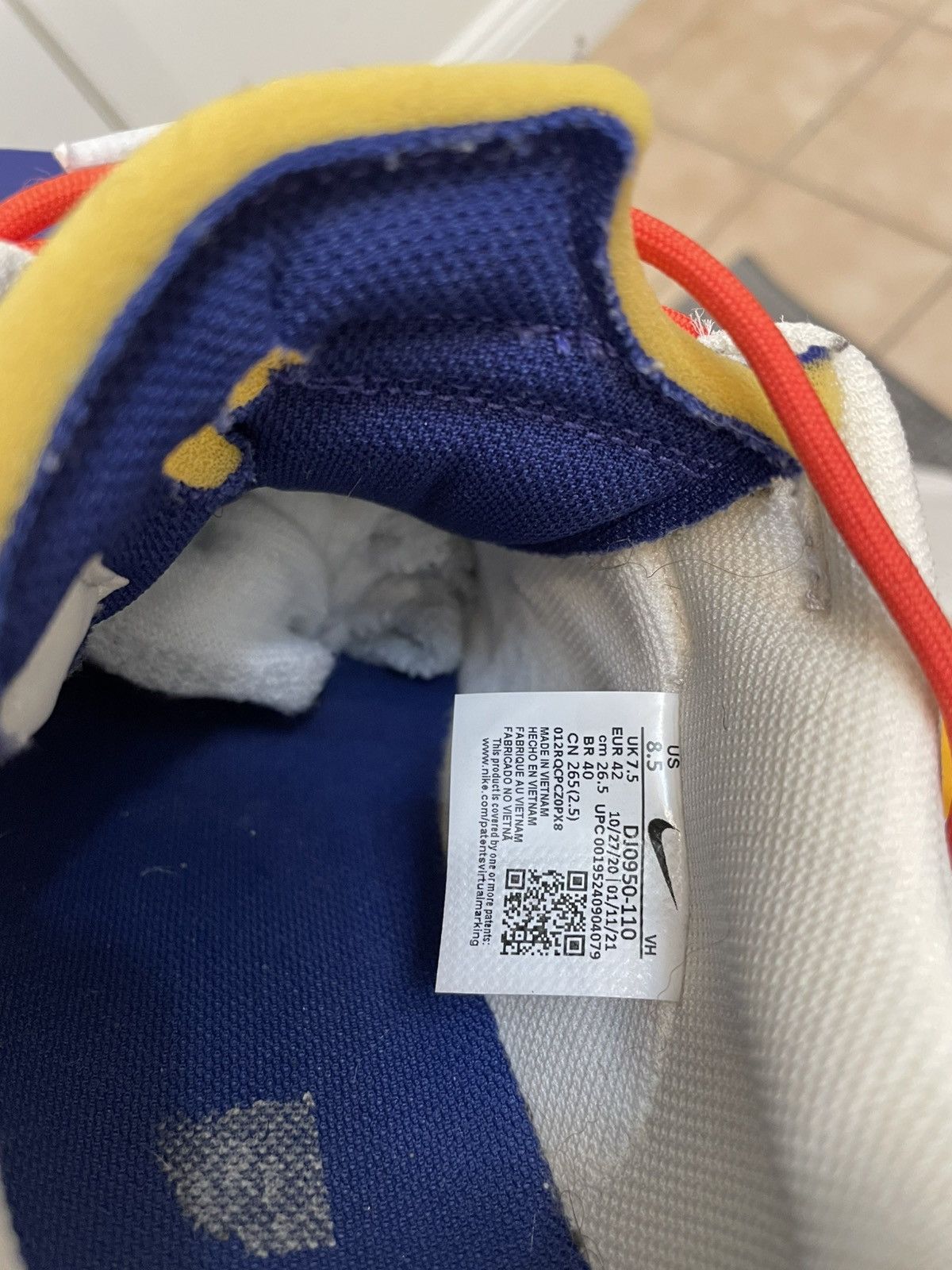 Nike × Off-White Off White Nike Dunk Low Lot 13 Size US 8.5 / EU 41-42 - 12 Thumbnail