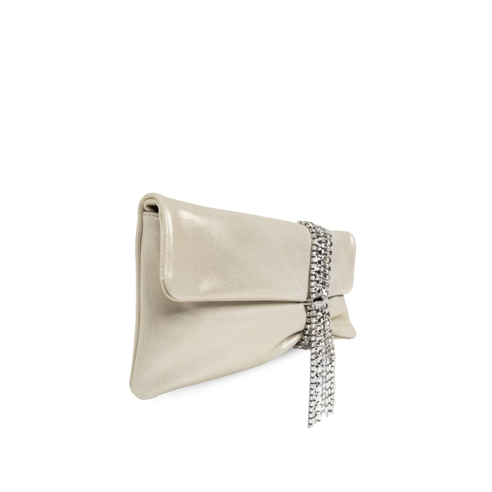 Jimmy Choo JIMMY CHOO Zandra Light Soft Gold Clutch New & Authentic Size ONE SIZE - 3 Thumbnail