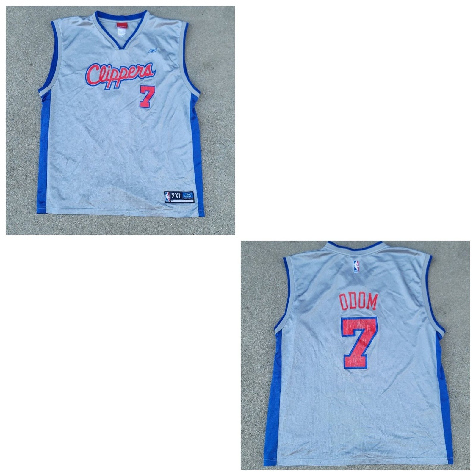 Reebok Vtg Reebok Los Angeles Clippers Lamar Odom Jersey Size US XXL / EU 58 / 5 - 1 Thumbnail