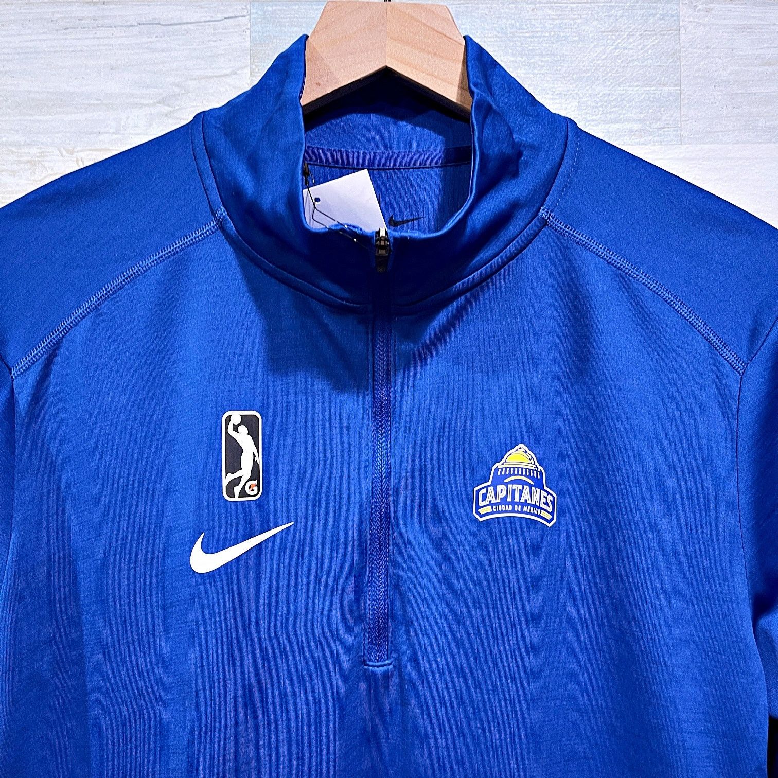 NBA × Nike Mexico City Capitanes NBA G League Nike Pullover Blue Mens S Size US S / EU 44-46 / 1 - 2 Thumbnail