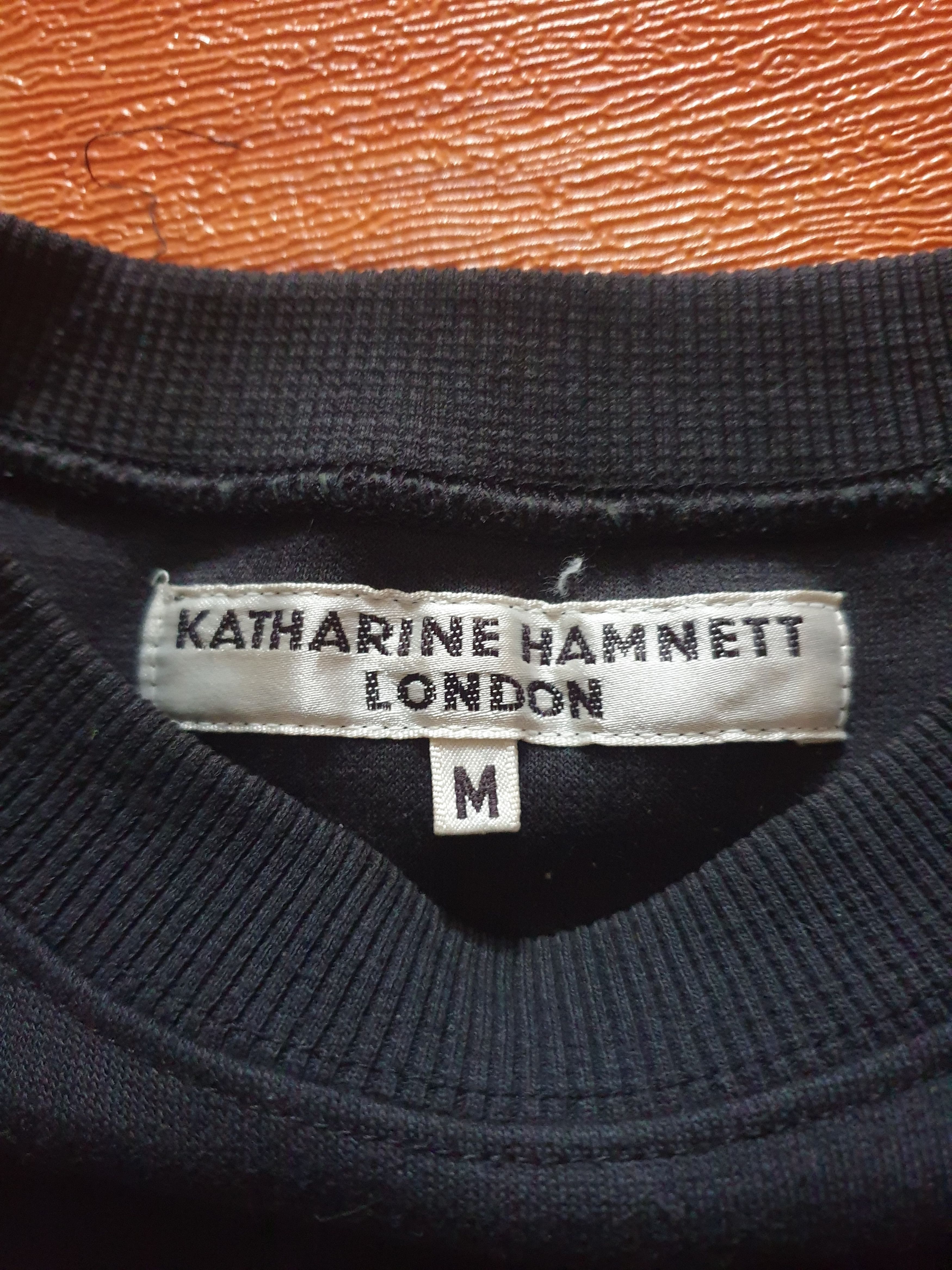 Japanese Brand 💥Katherine hammett black colour shirt Size US M / EU 48-50 / 2 - 2 Thumbnail