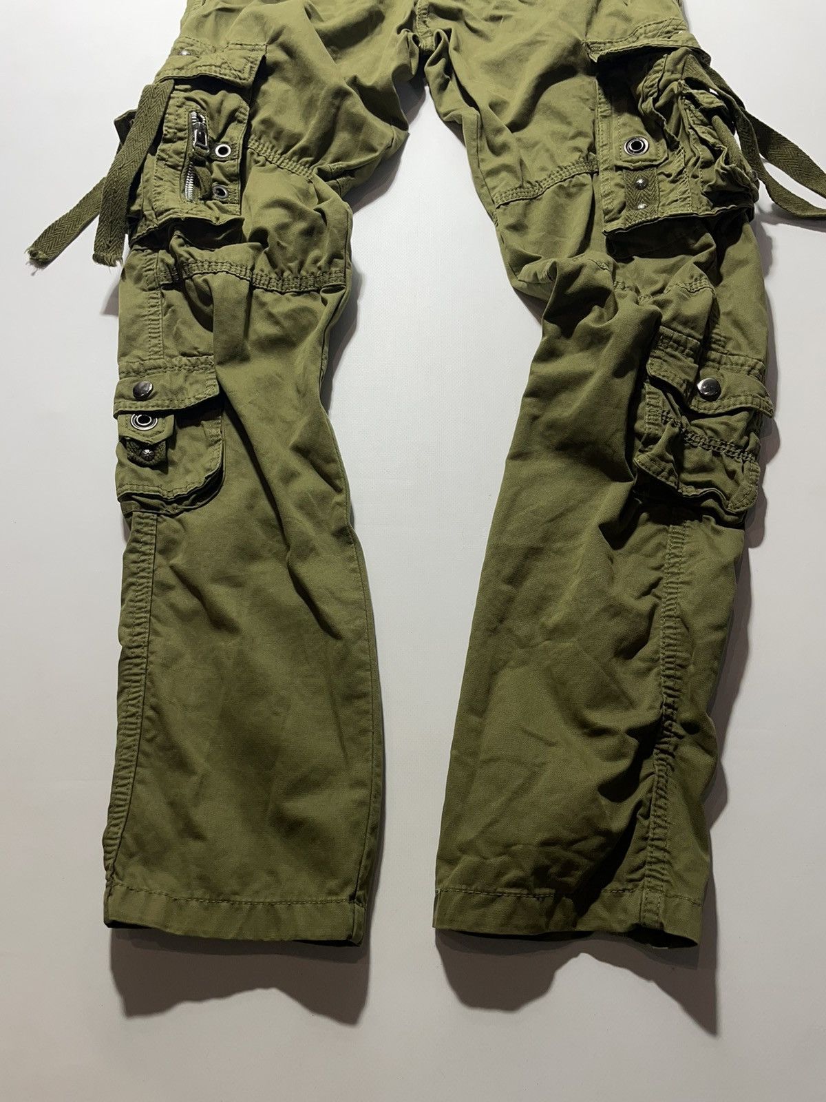 Japanese Brand Junye Jeans Multipocket Bondage Tactical Cargo Pants Size US 28 / EU 44 - 4 Thumbnail