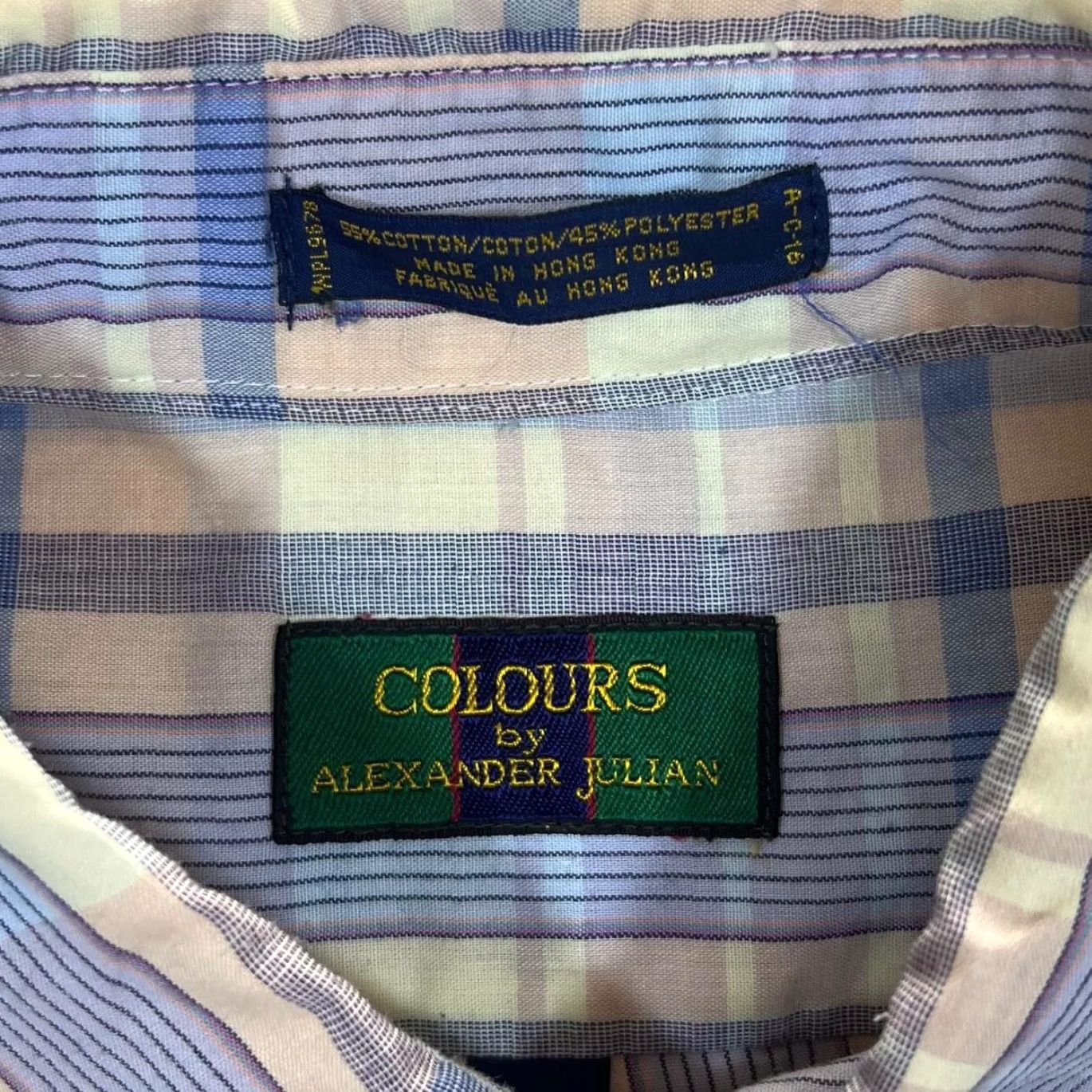 Alexander Julian VINTAGE Alexander Julian Check Short Sleeve Button-Up Shirt Large XL Mens Multicoloured Plaid 90s Shirt Size US L / EU 52-54 / 3 - 4 Thumbnail