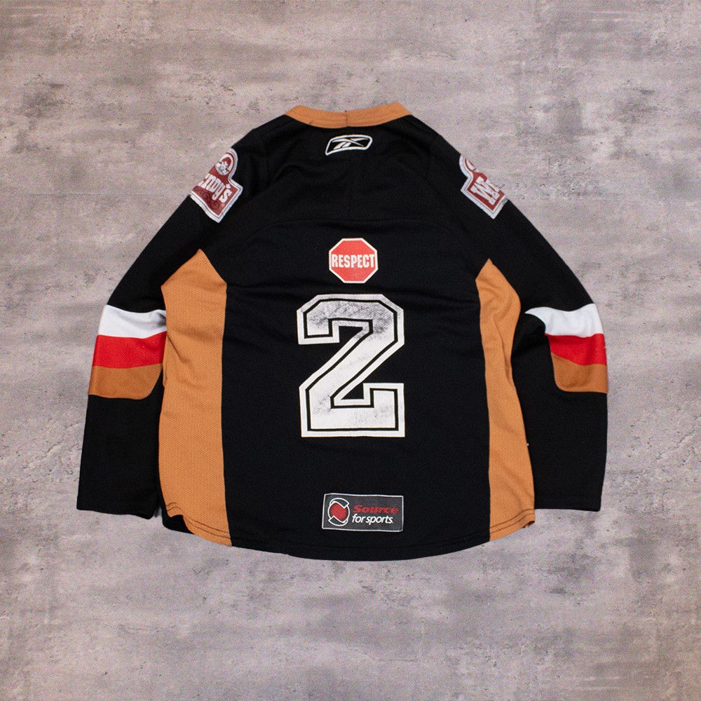 NHL Vintage VTG Y2K 00's 00's Reebok CCM Hitman Black Jersey Size US M / EU 48-50 / 2 - 2 Thumbnail