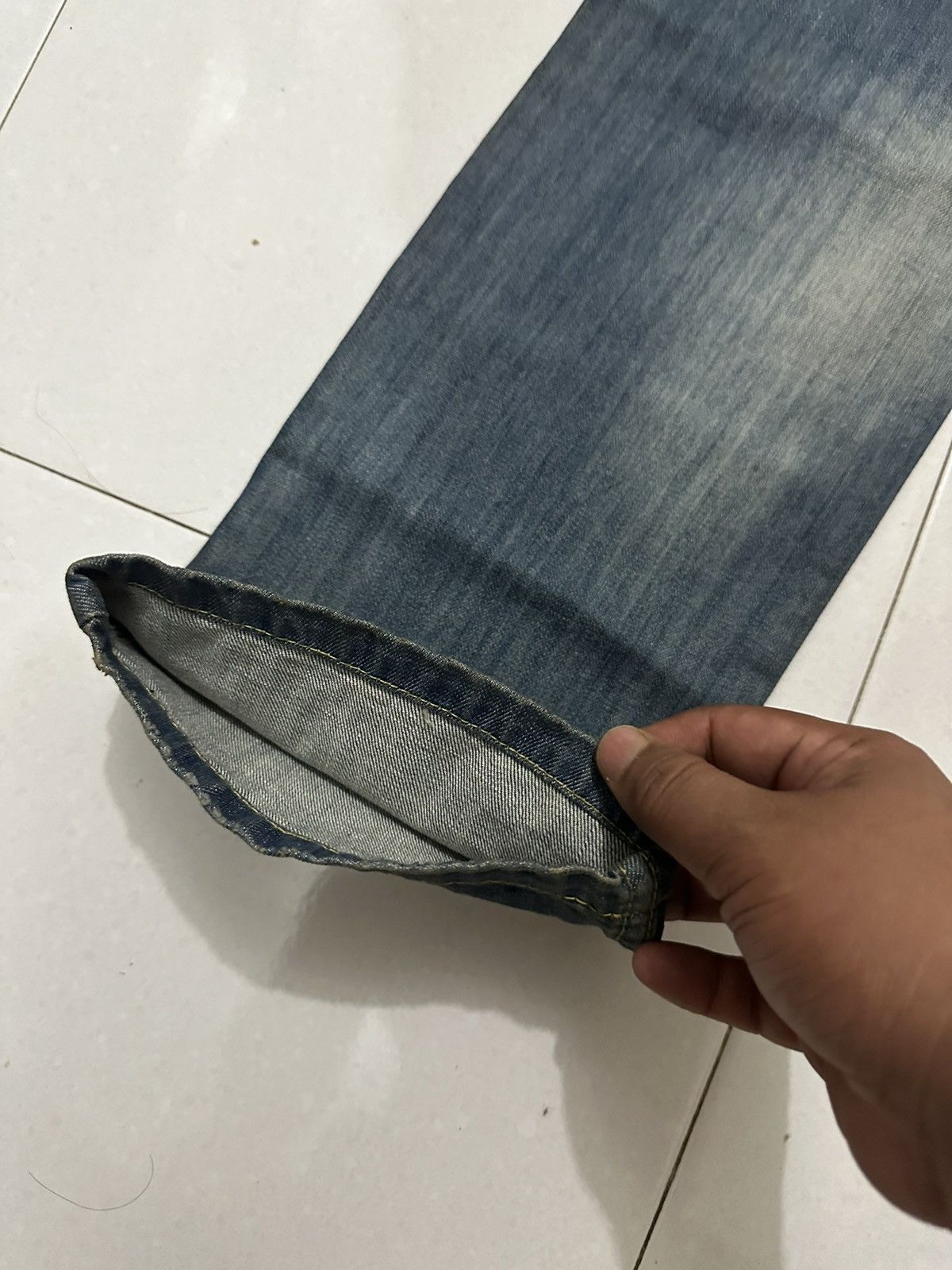 Armani VTG All ARMANI Collection Distressed Denim Size US 31 - 10 Thumbnail