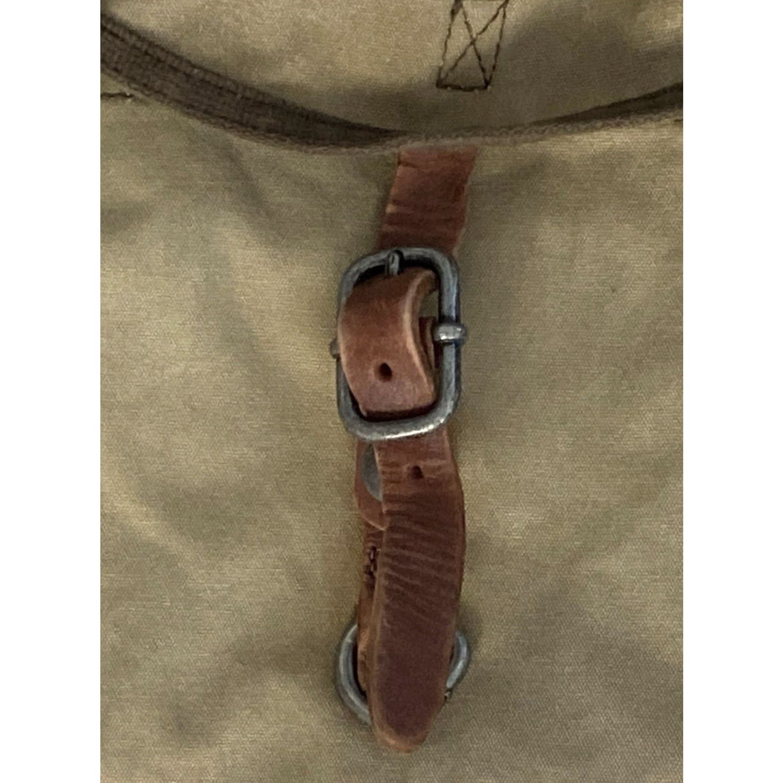 Vintage VINTAGE TSD Crossbody Bag Forest Flap Messenger Tan Canvas Brown Leather Trim Women Size ONE SIZE - 3 Thumbnail