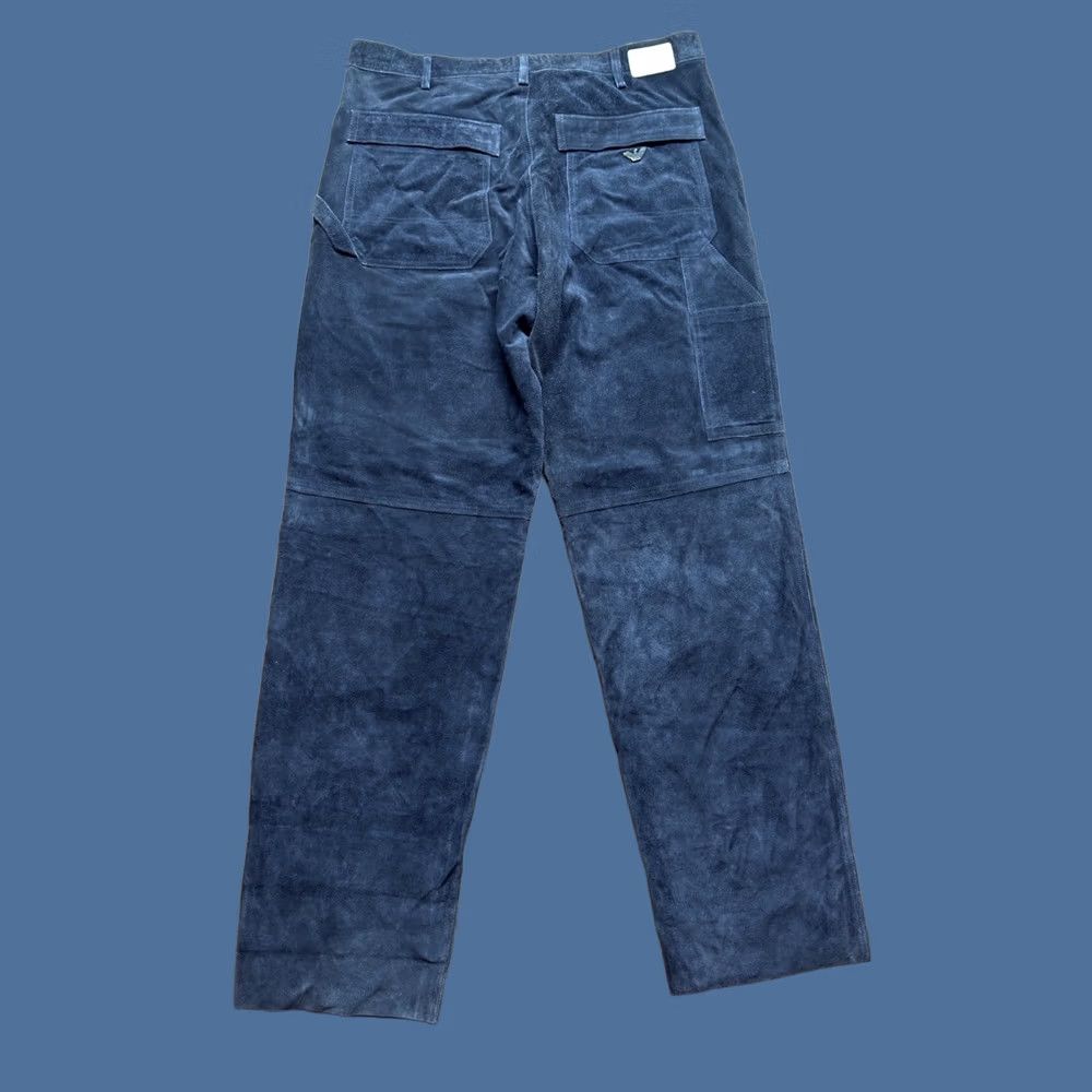 Giorgio Armani VINTAGE Giorgio Armani Milano Suede Carpenter Jeans Pants Men 38X35 Blue Car pen ter Jeans Mens 38x35 Suede Carpenter Armani Milano Jeans Mens Blue Size US 38 / EU 54 - 1 Thumbnail