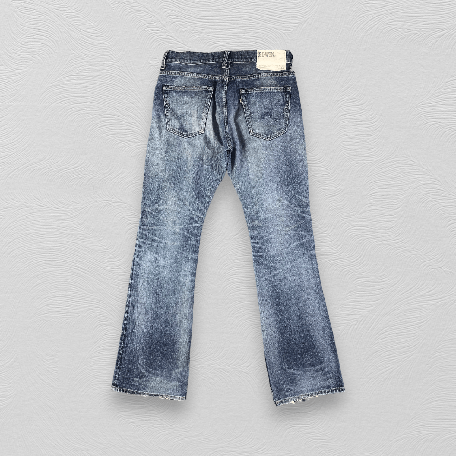 Edwin Edwin XV Jeans Distressed Flare Denim KJ1491 Size US 30 / EU 46 - 2 Thumbnail