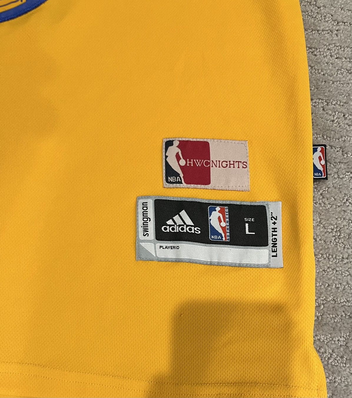 Adidas × NBA × Vintage Vintage Addias Stephen Curry Historical Warriors Jersey Size US L / EU 52-54 / 3 - 4 Thumbnail