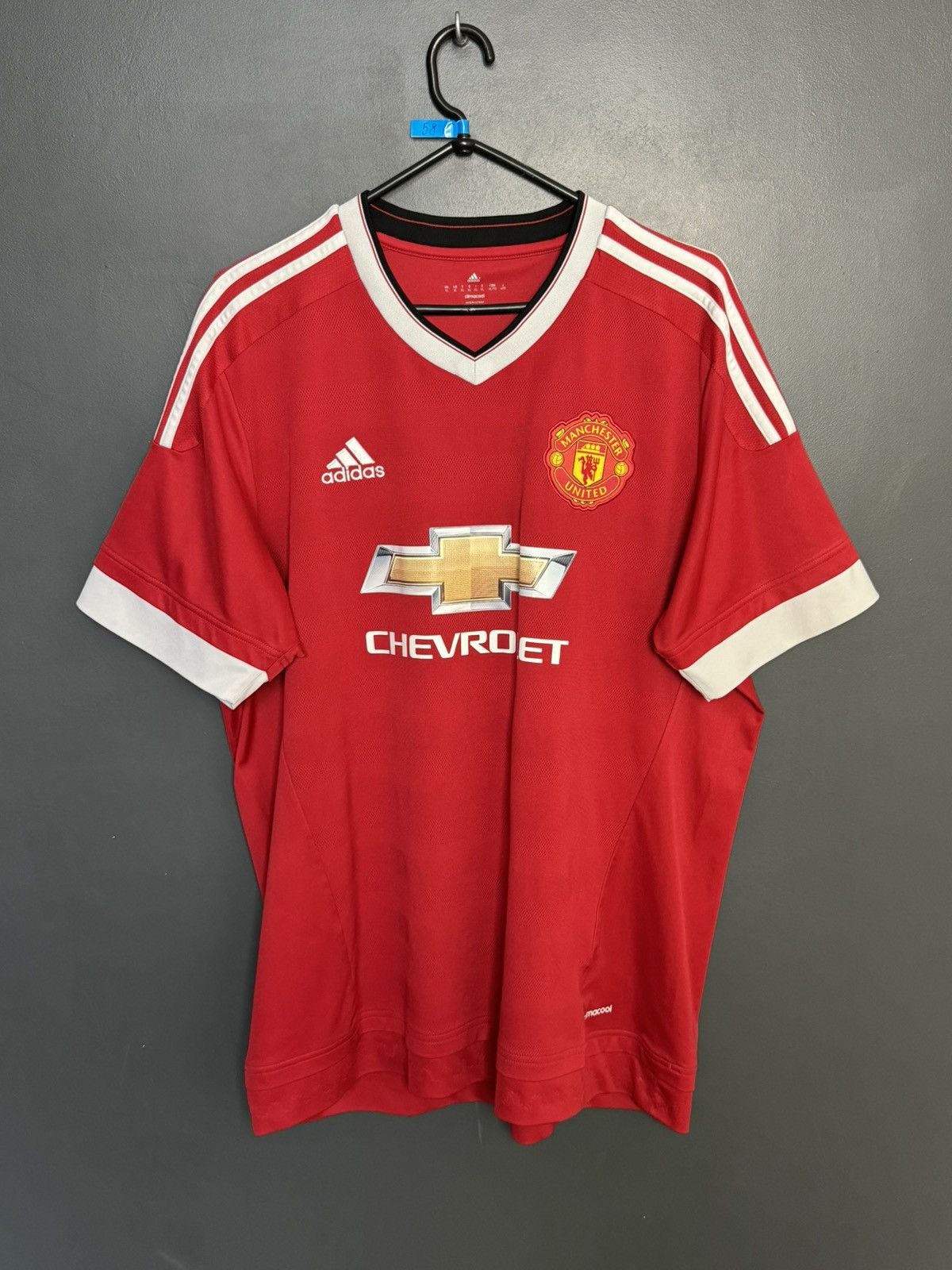 Adidas Manchester United 15/16 Home Football Jersey T-Shirt Size US XL / EU 56 / 4 - 1 Thumbnail