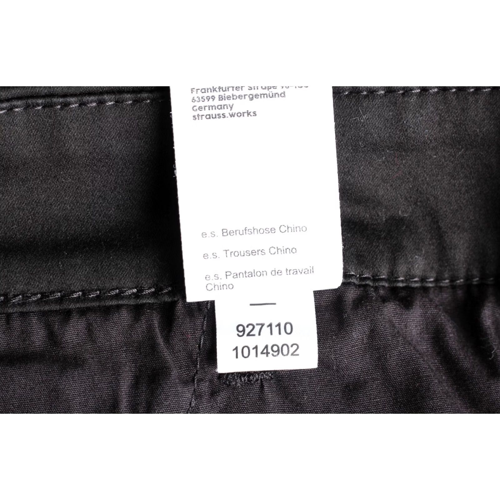 Vintage VINTAGE ENGELBERT STRAUSS Chino Stretch Pants Trousers Men 34 W34 L30 Black DZ7202 Size US 34 / EU 50 - 6 Thumbnail