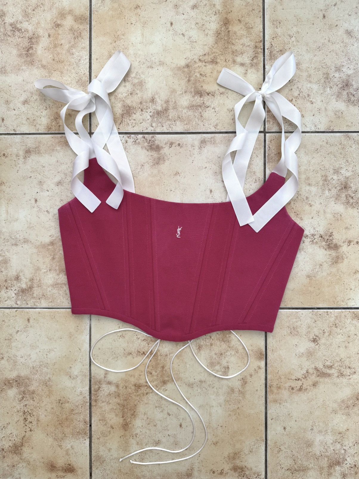 Yves Saint Laurent Upcycle Yves Saint Laurent Corset Size M / US 6-8 / IT 42-44 - 1 Thumbnail