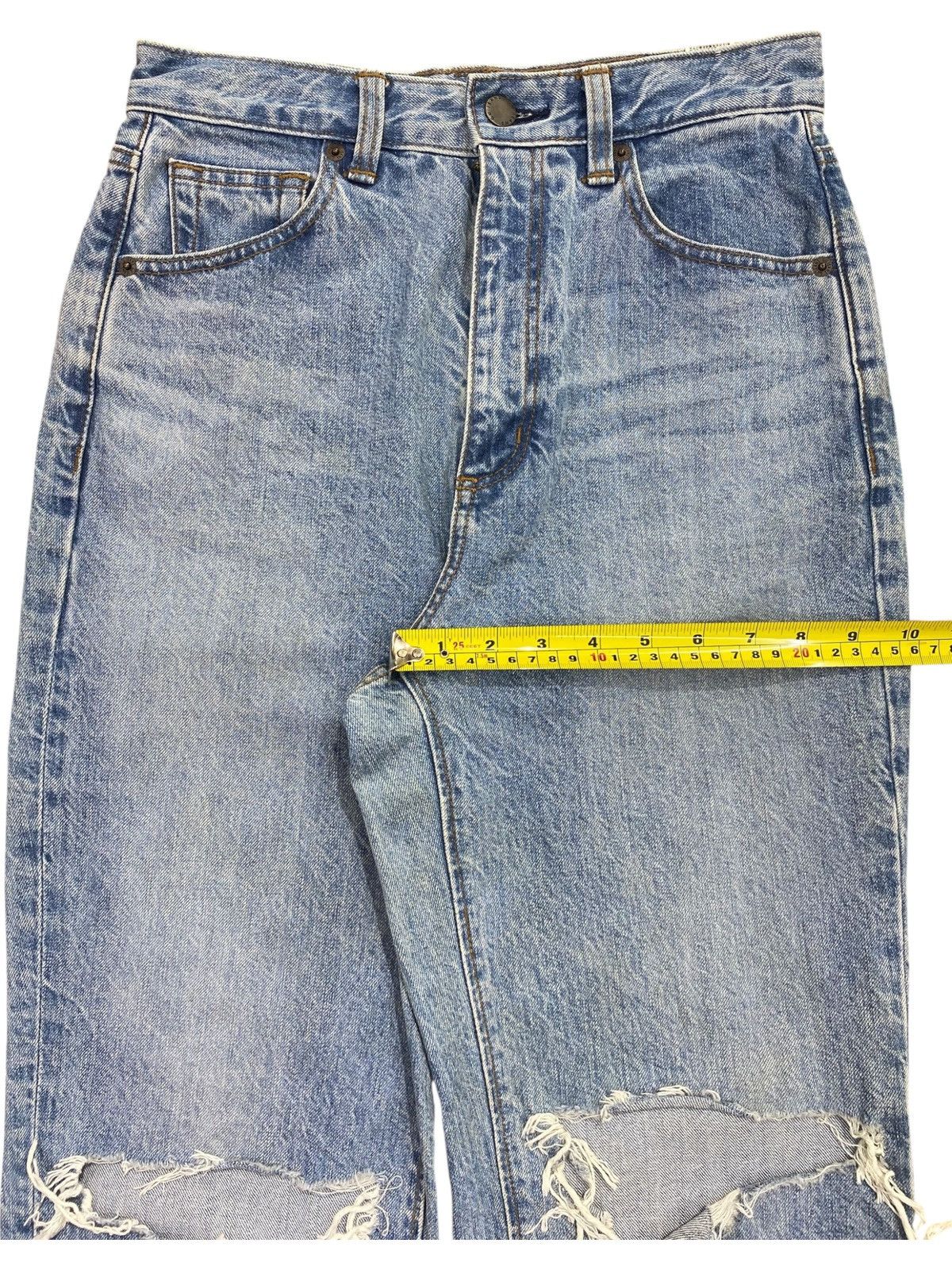 GU Vintage GU Faded Blue Wash Distress Style Jeans Size US 28 / EU 44 - 13 Thumbnail