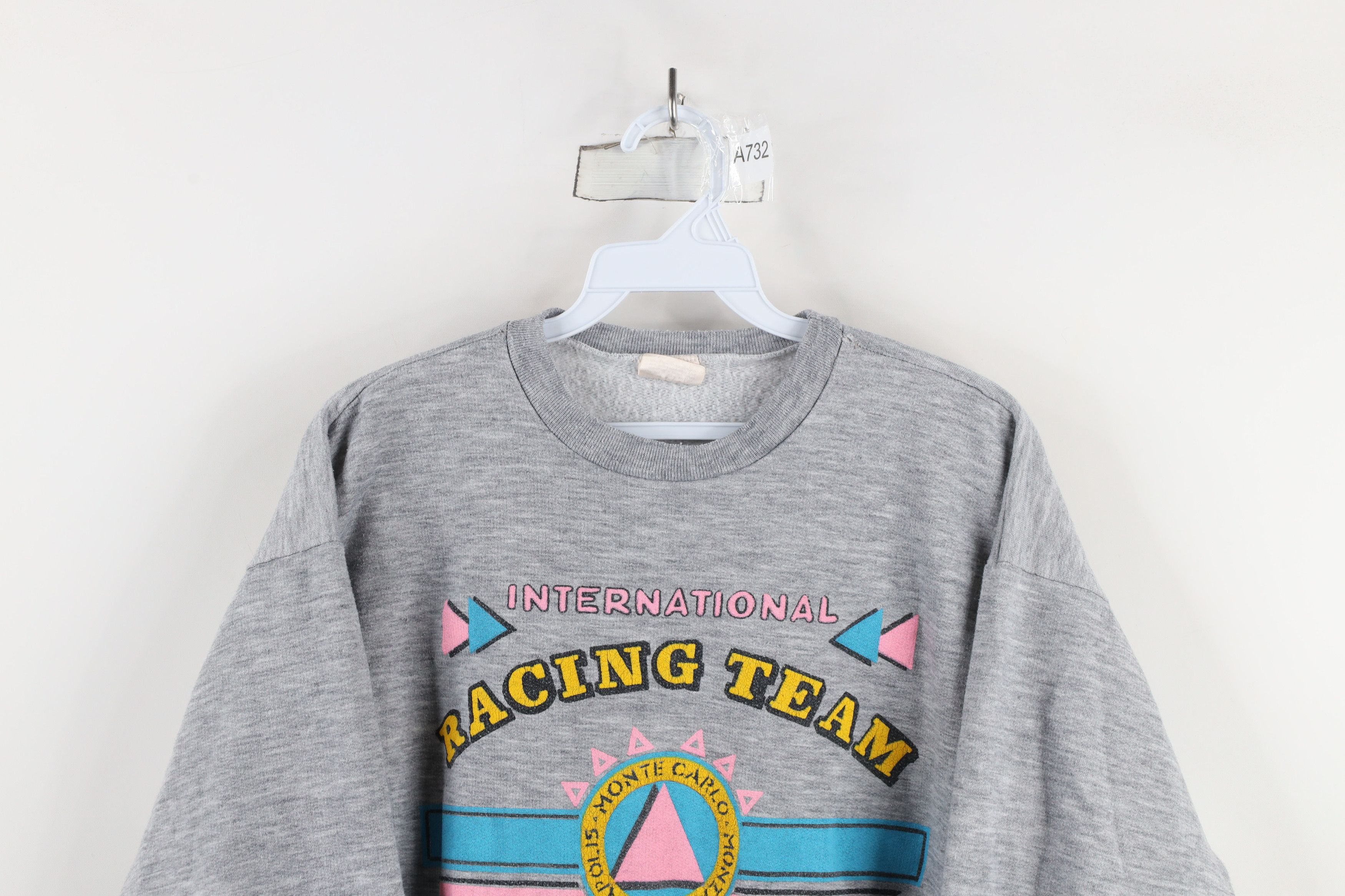 Vintage Vintage 80s International Racing Carlo Monza Sweatshirt F1 Size S / US 4 / IT 40 - 2 Thumbnail