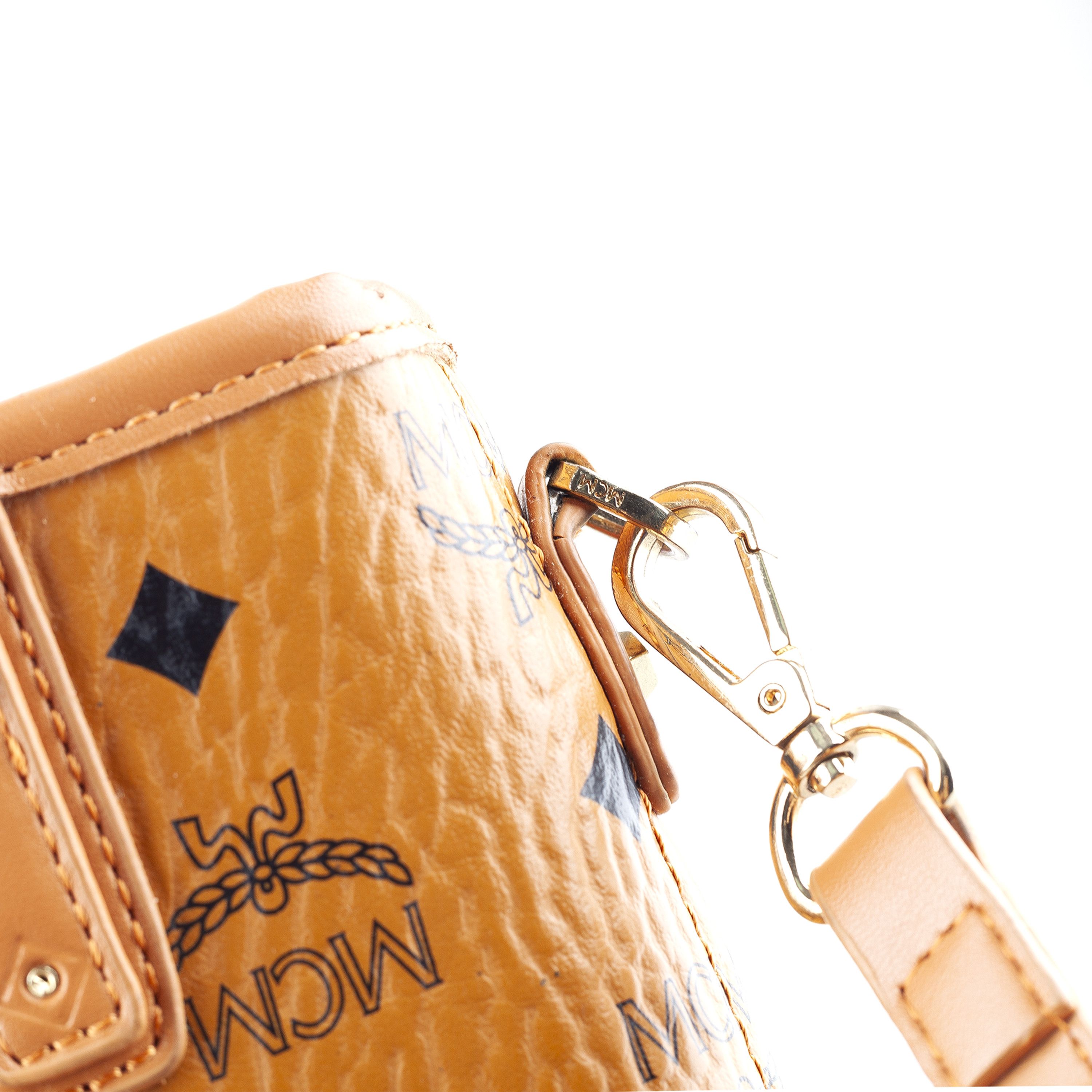 MCM MCM Mini Anya Crossbody Brown Monogram Charm Vintage Bag Size ONE SIZE - 13 Thumbnail
