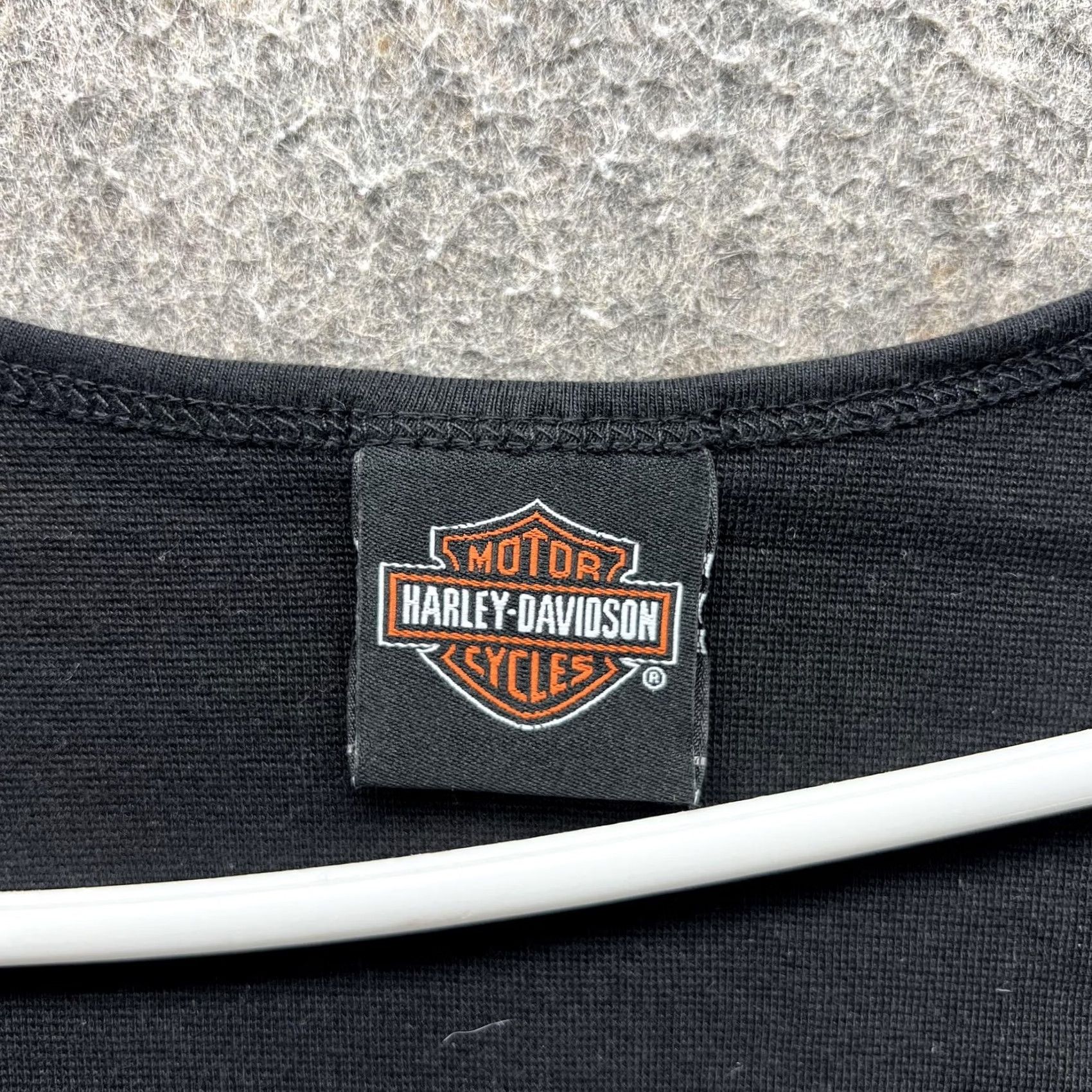 Harley Davidson Harley-Davidson Tank Top Womens Large Black Lace Up 81st Sturgis Rally 2021 Size L / US 10 / IT 46 - 7 Thumbnail