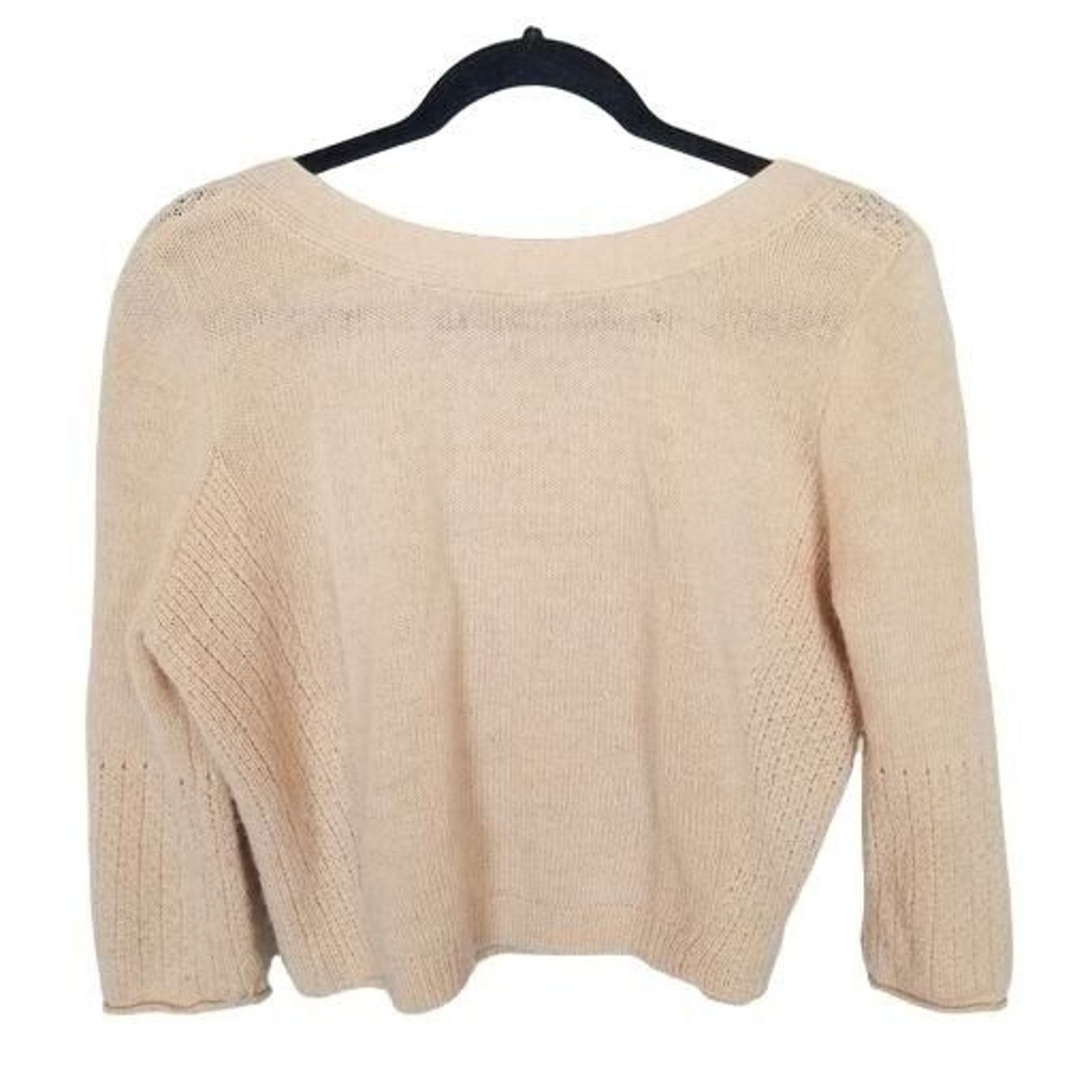 Free People Free People Crop Sweater Cardigan Fairycore Wool Sequin Size S / US 4 / IT 40 - 8 Thumbnail