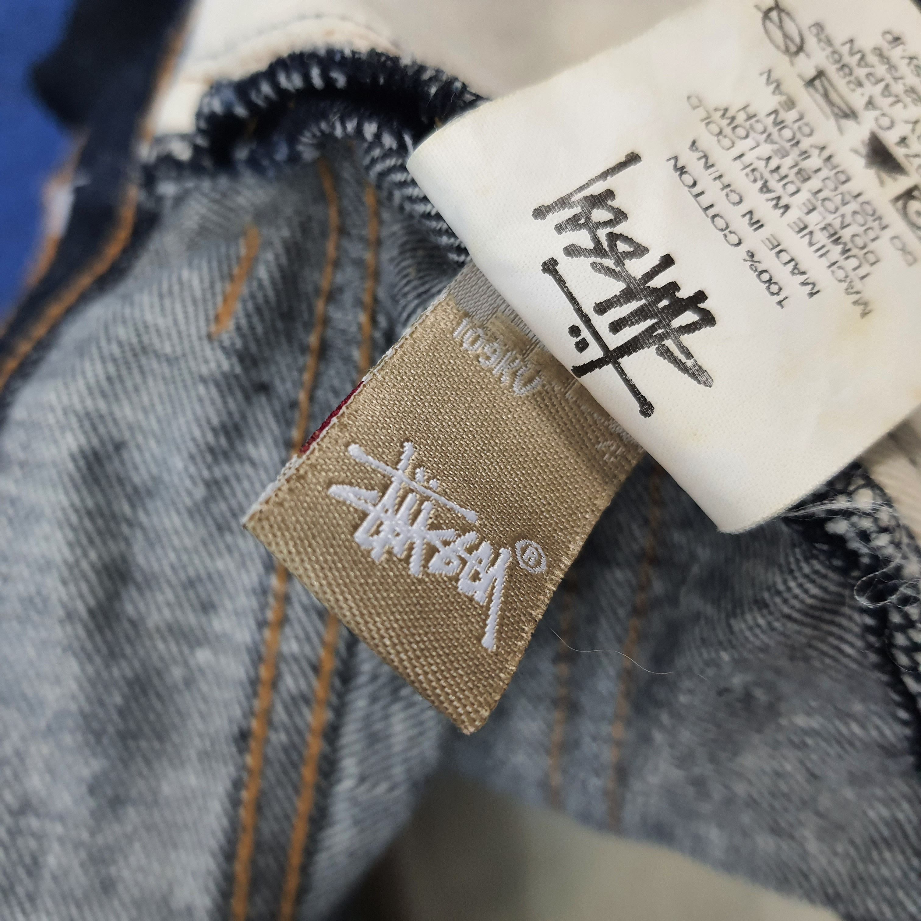 Stussy Vintage Stussy Rough Rugger Denim Custom Logo Jeans C272N25 Size US 30 / EU 46 - 13 Thumbnail
