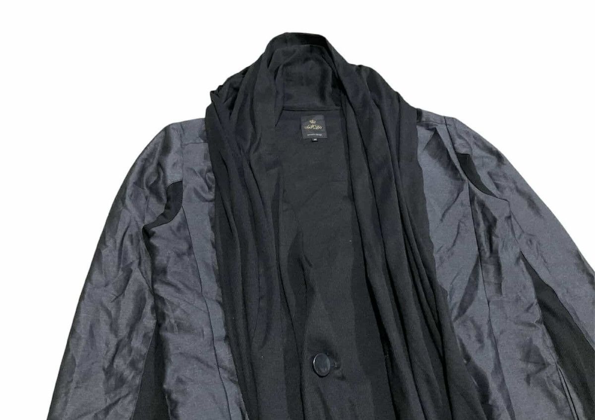 Hysteric Glamour × If Six Was Nine × Japanese Brand 🔥Sixk Y2K Semantic Design Shawl Collar Jacket Goth Punk Size US M / EU 48-50 / 2 - 10 Thumbnail