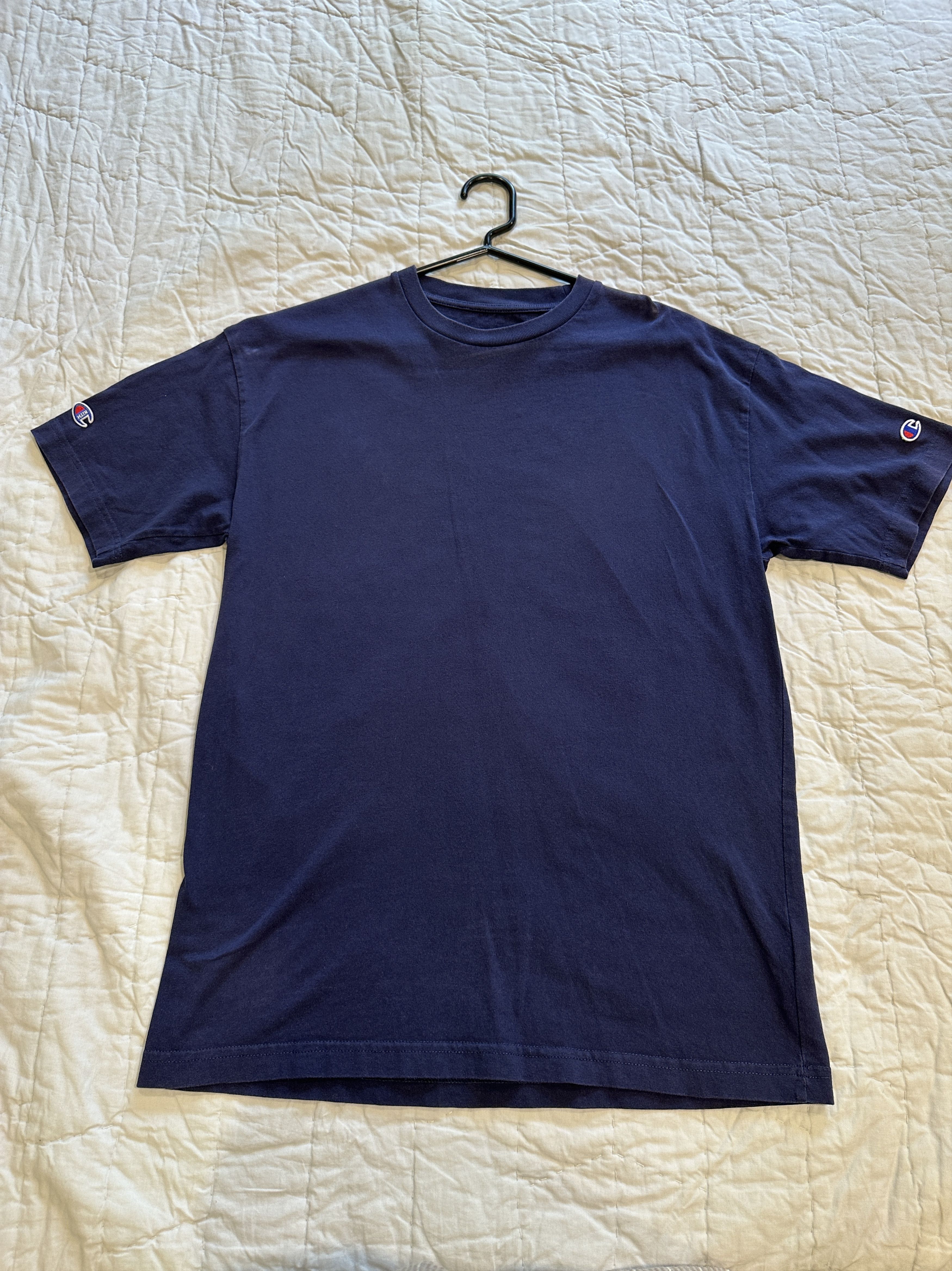 Champion × Kith Kith x Champion SS18 Minimal Patch Sleeve Tee (Navy, Size S) Size US S / EU 44-46 / 1 - 1 Thumbnail