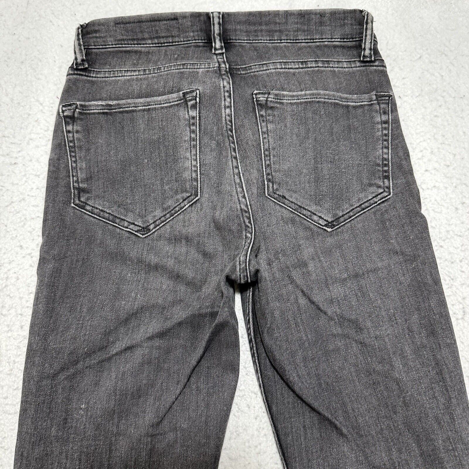 Allsaints AllSaints Grace Cropped Zip 26 Gray Skinny Jeans Mid Rise Size 26" / US 2 / IT 38 - 7 Thumbnail