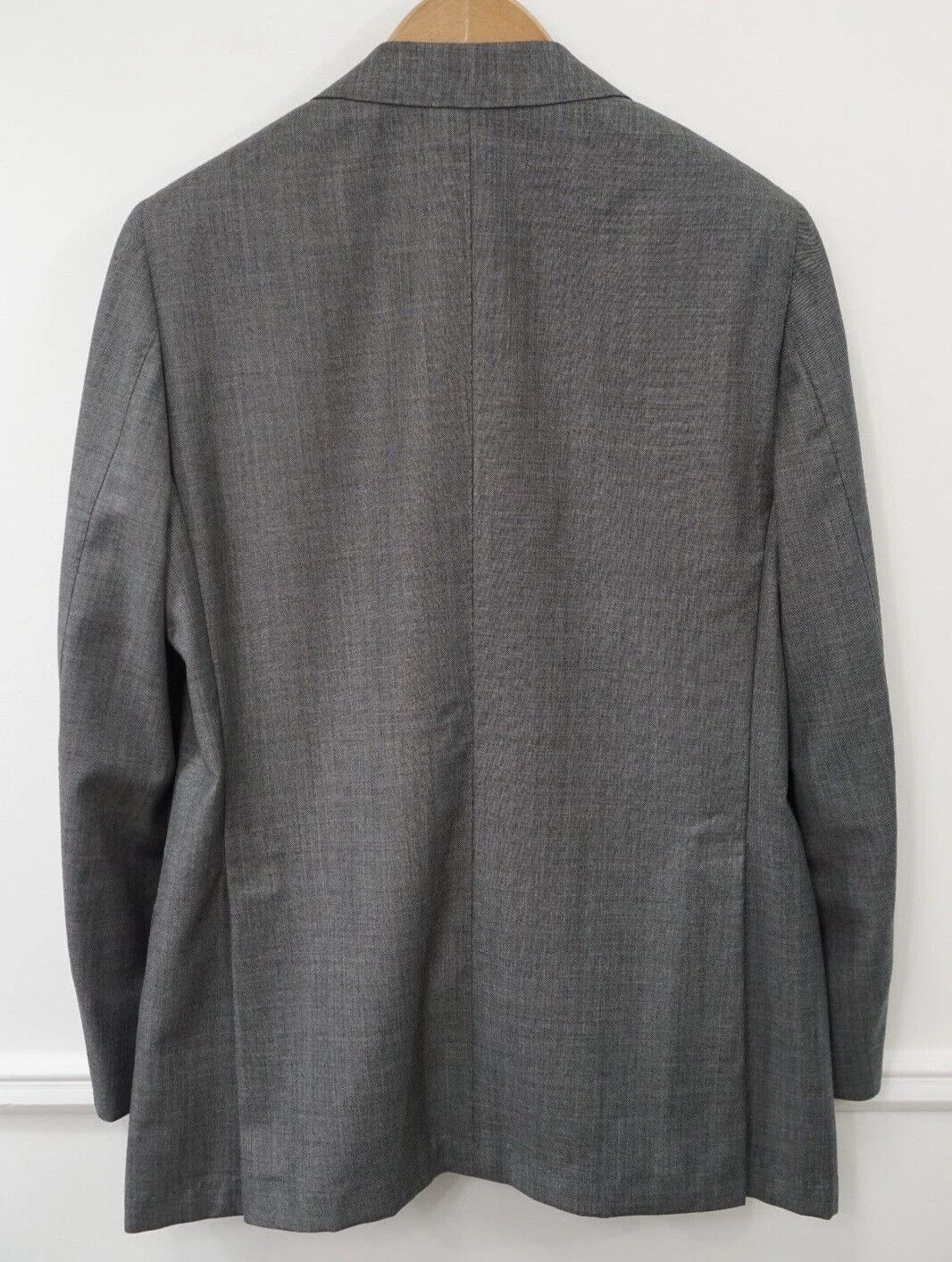 Suitsupply Men Suitsupply Blazer La Spalla Grey Wool Peak 24 UK/US38S Size 38S - 2 Thumbnail