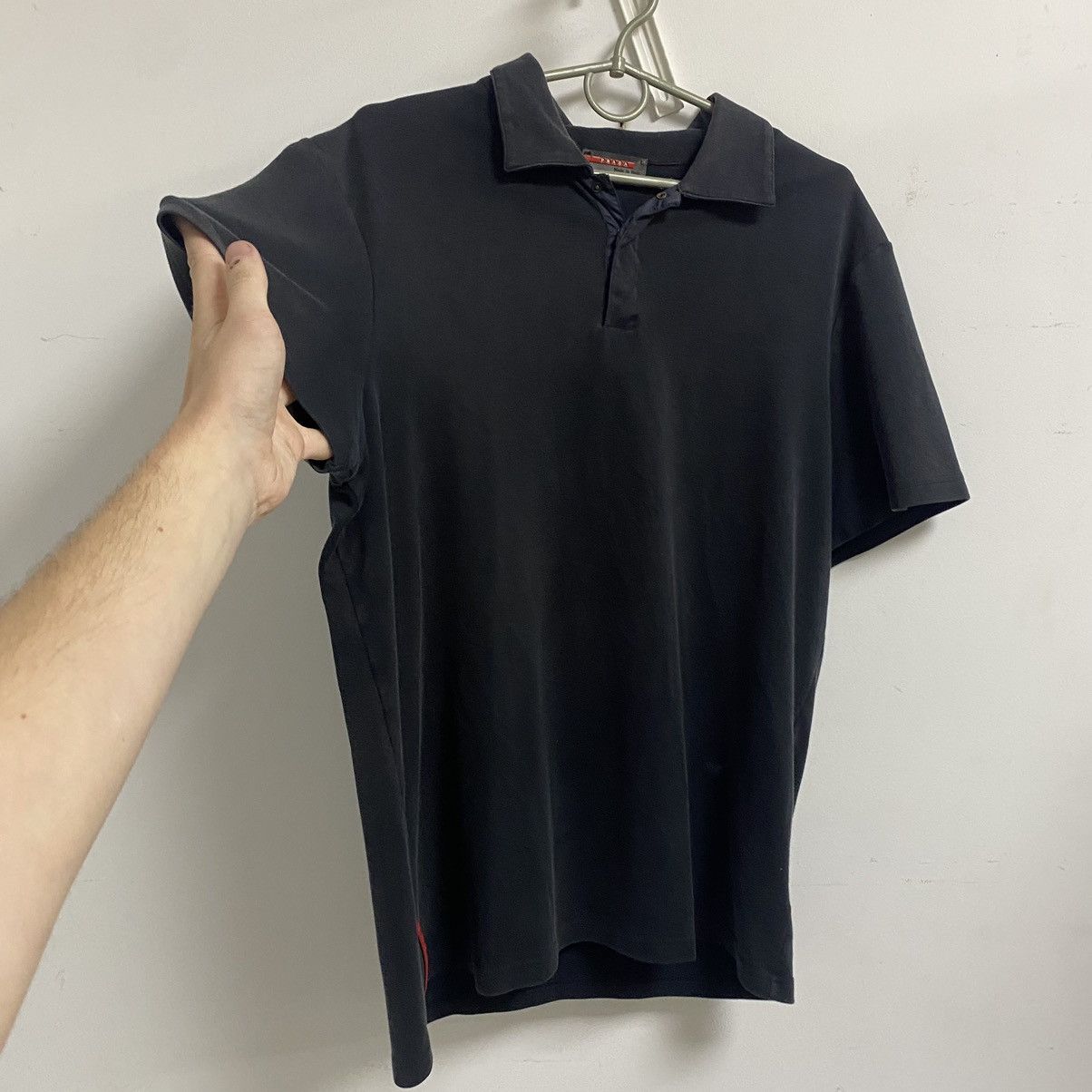 Prada Prada T-Shirt Polo Vintage Size US XXL / EU 58 / 5 - 3 Thumbnail