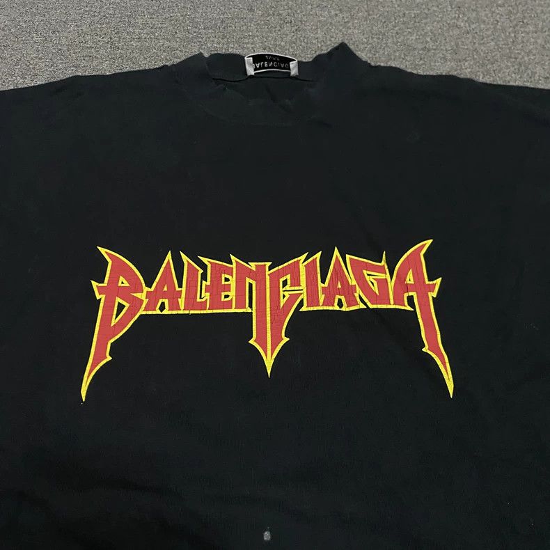 Balenciaga Balenciaga Flame Lightning Inkblot Short Sleeve Size US M / EU 48-50 / 2 - 4 Thumbnail