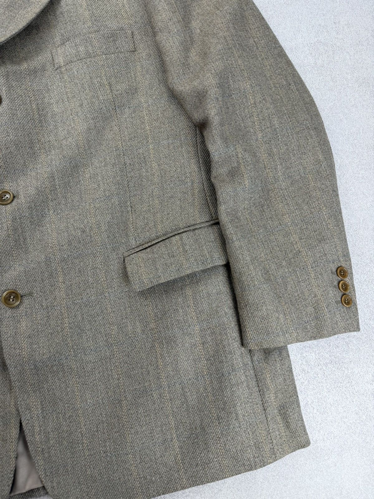 Yves Saint Laurent Vintage Yves Saint Laurent Wool Blazer Jacket Size 58 Size 48R - 2 Thumbnail