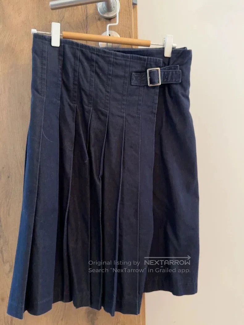 Comme des Garcons tricot Comme des Garçons Blue Pleated Skirt . Size US 30 / EU 46 - 1 Thumbnail