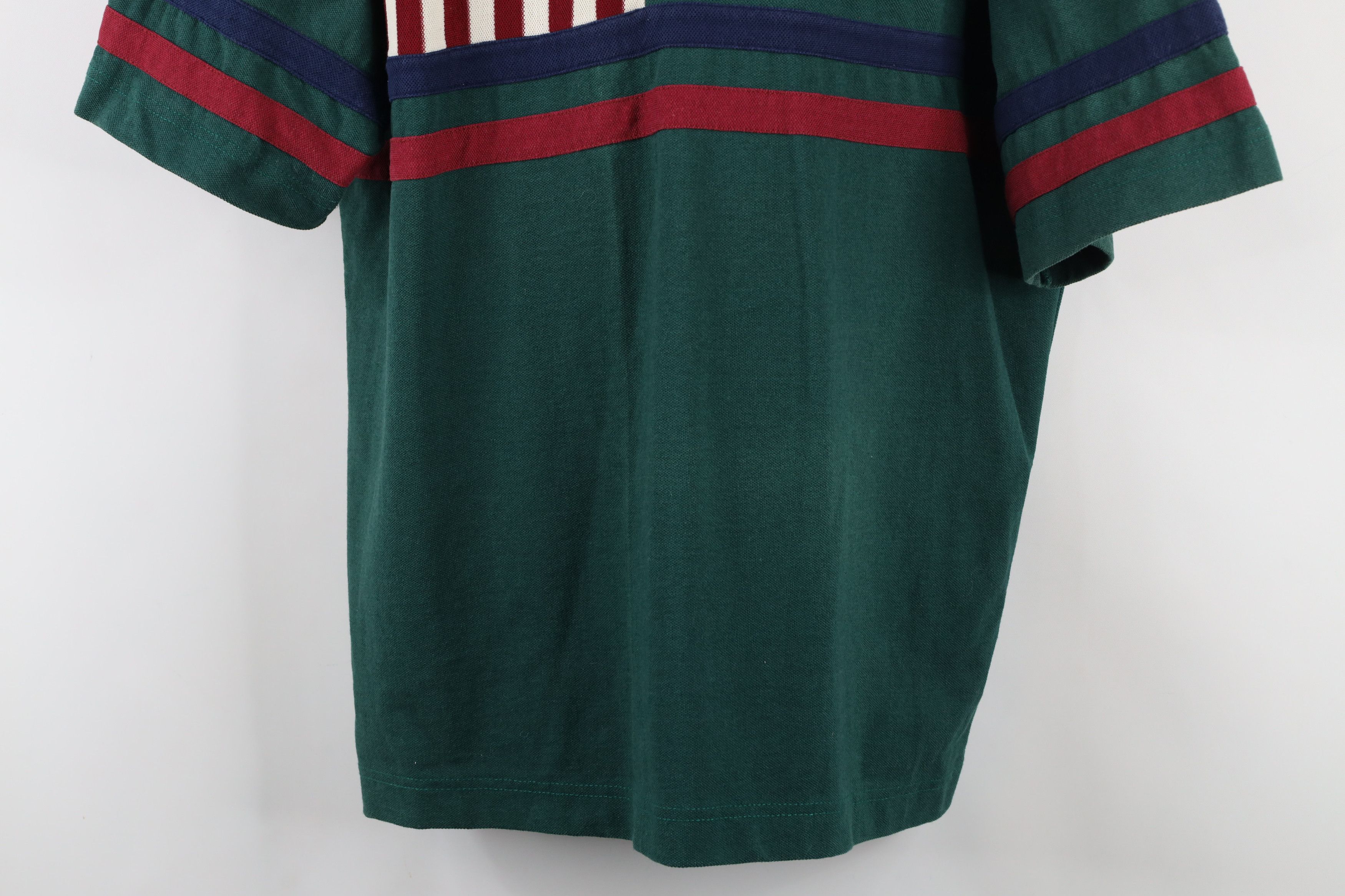Vintage Vintage 90s Streetwear Cancun Shark Striped Polo Shirt Size US XL / EU 56 / 4 - 3 Thumbnail