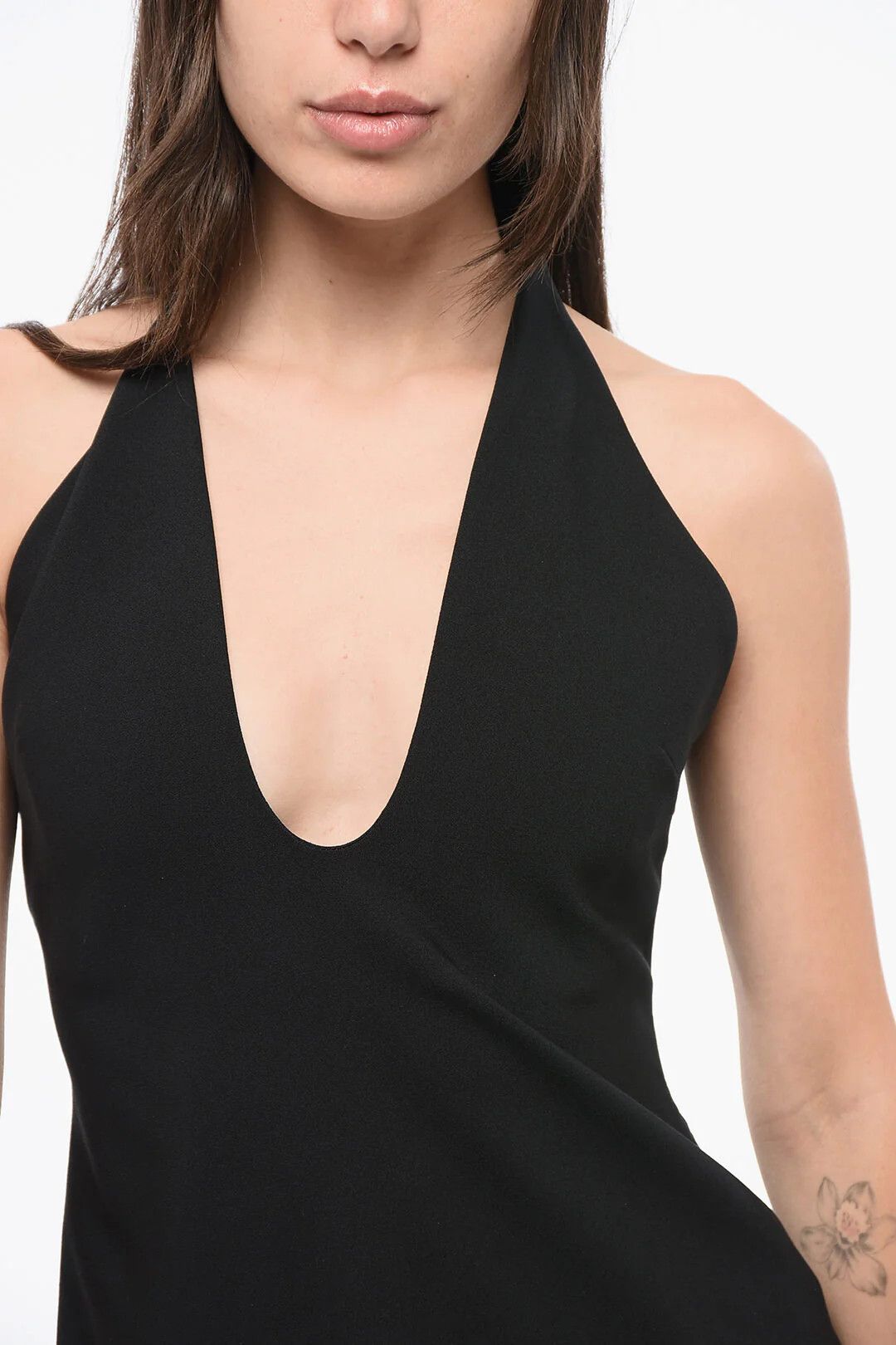 The Attico og1mm0426 Halterneck Top in Black Size S / US 4 / IT 40 - 3 Thumbnail