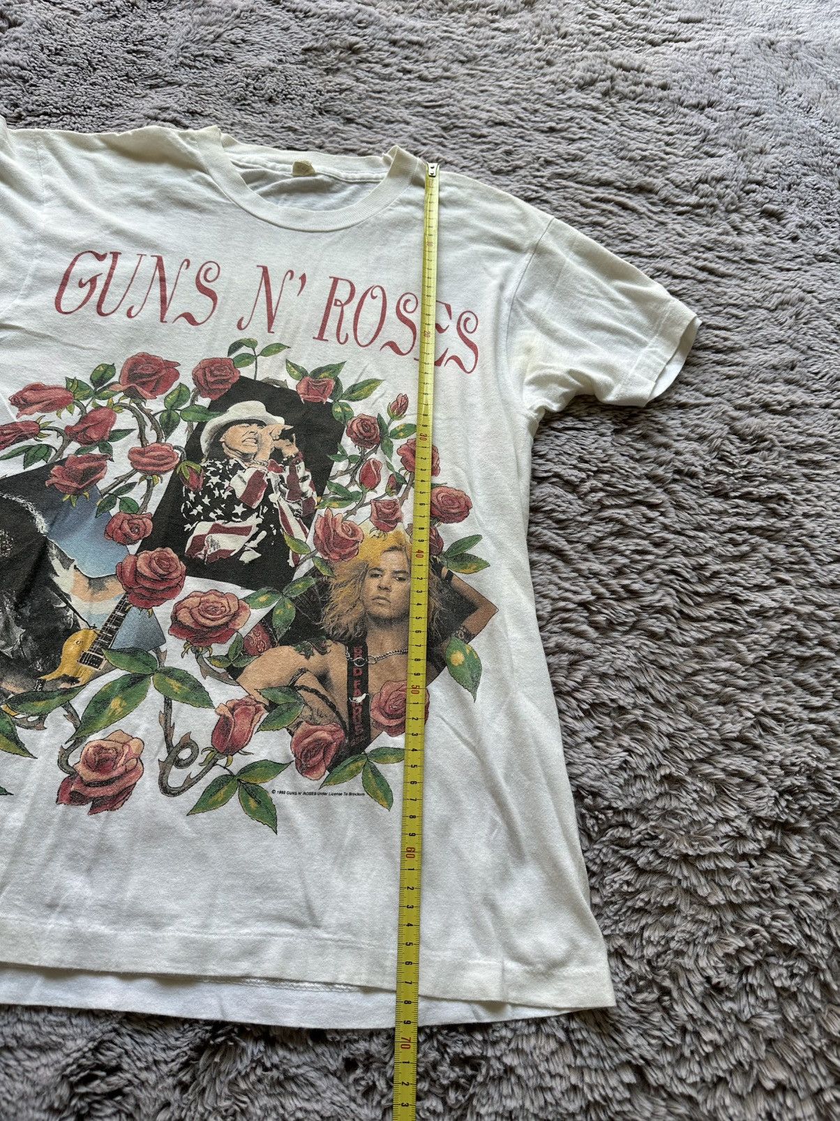 Other Vintage 1993 Guns N Rose Skin N Bones Tour Tee Screen Stars Size US L / EU 52-54 / 3 - 14 Thumbnail