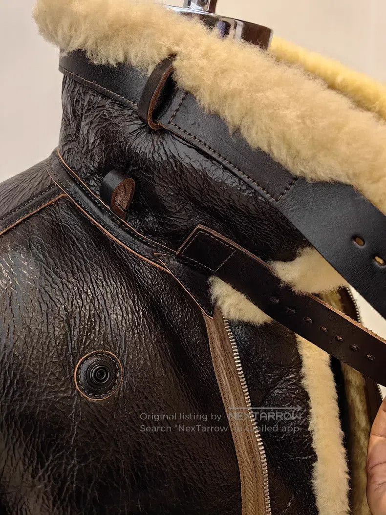 The Real McCoy's The Real McCoys Classic fur integrated flying leather jack Size US XS / EU 42 / 0 - 3 Thumbnail