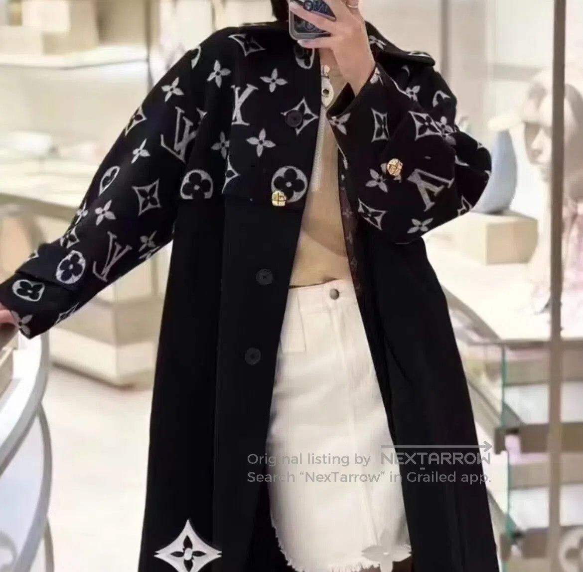 Louis Vuitton Louis Vuitton size 32 SS24 Wool Stitched Full-Print Medium Size XS / US 0-2 / IT 36-38 - 1 Thumbnail